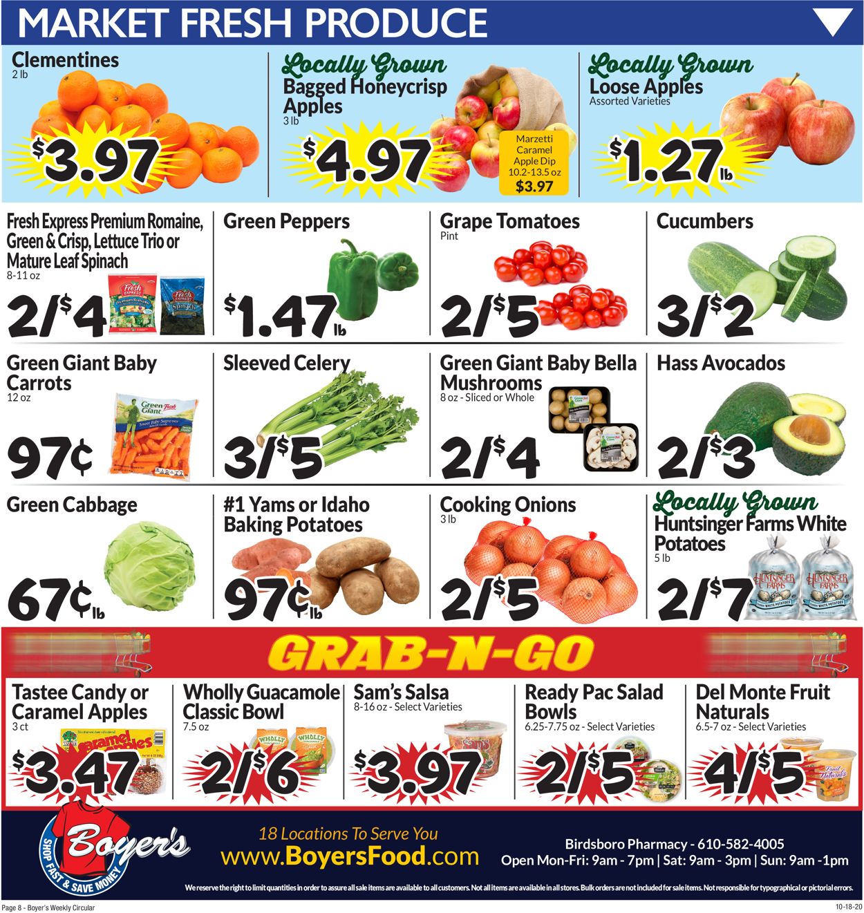 Catalogue Boyer's Food Markets from 10/18/2020