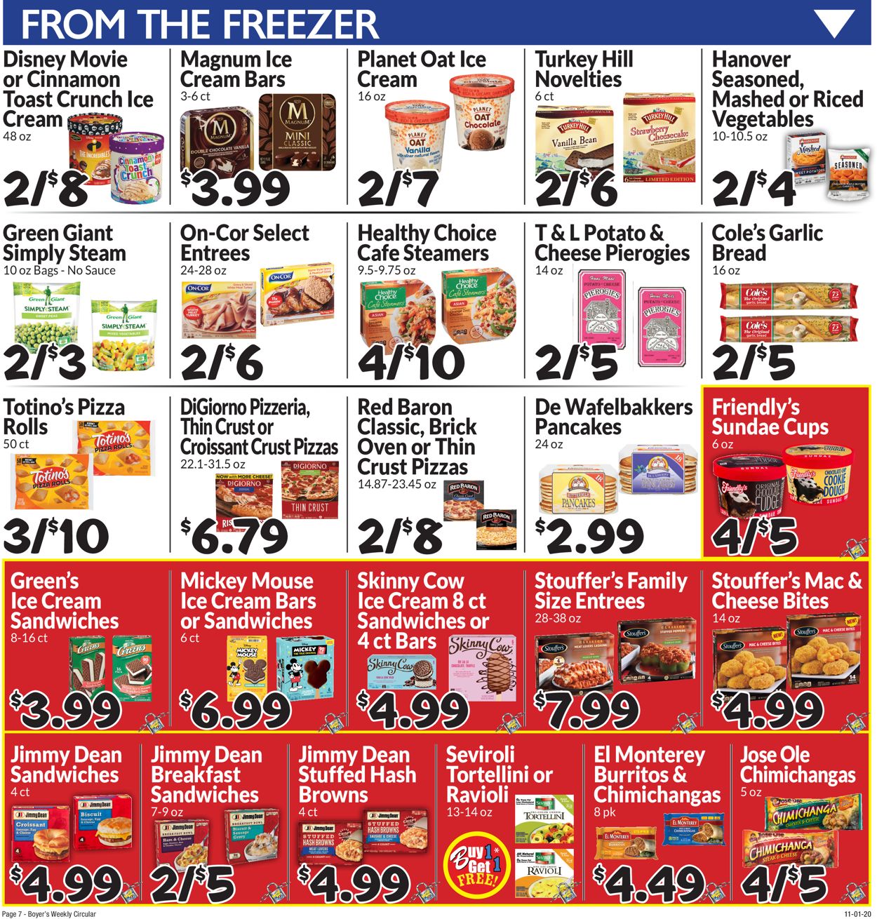 Catalogue Boyer's Food Markets from 11/01/2020
