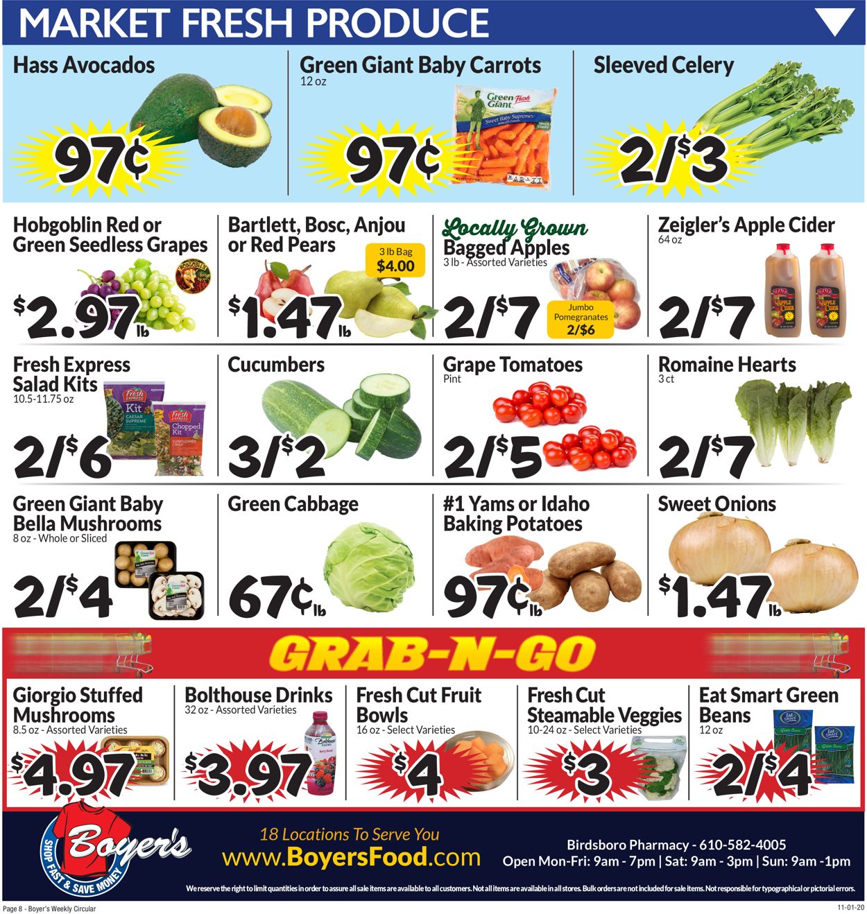 Catalogue Boyer's Food Markets from 11/01/2020