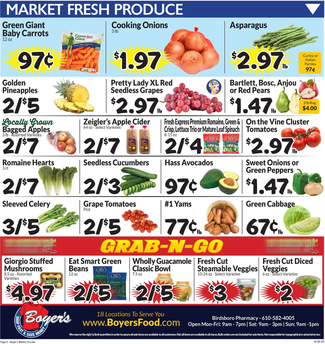 Catalogue Boyer's Food Markets from 12/20/2020