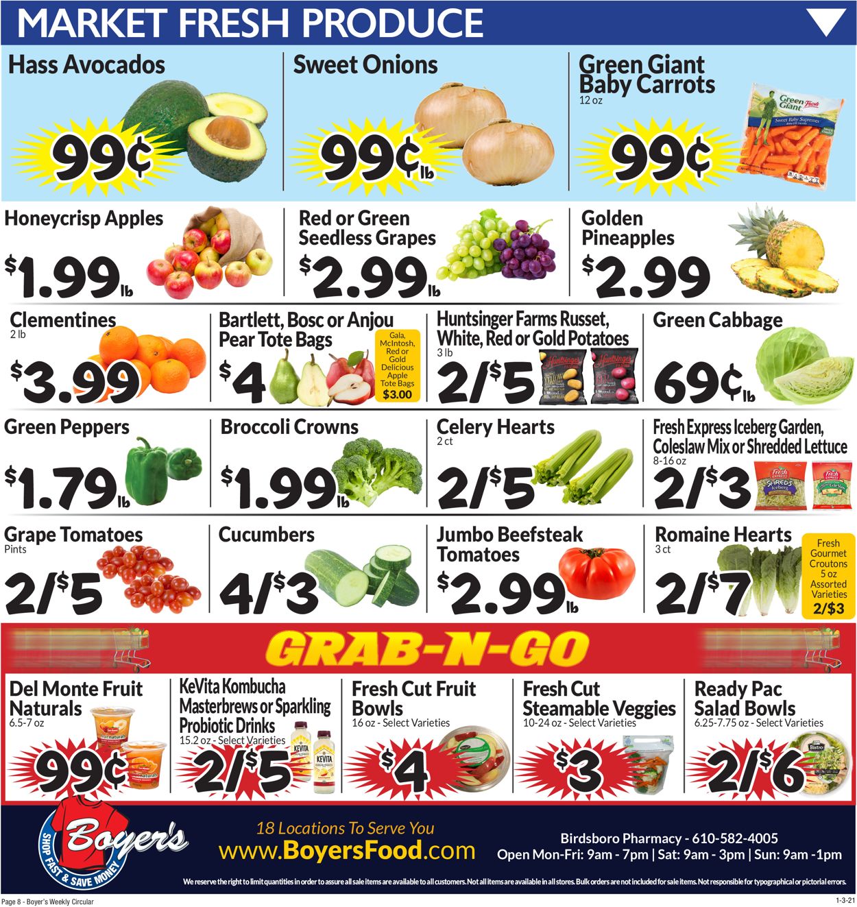 Catalogue Boyer's Food Markets from 01/03/2021