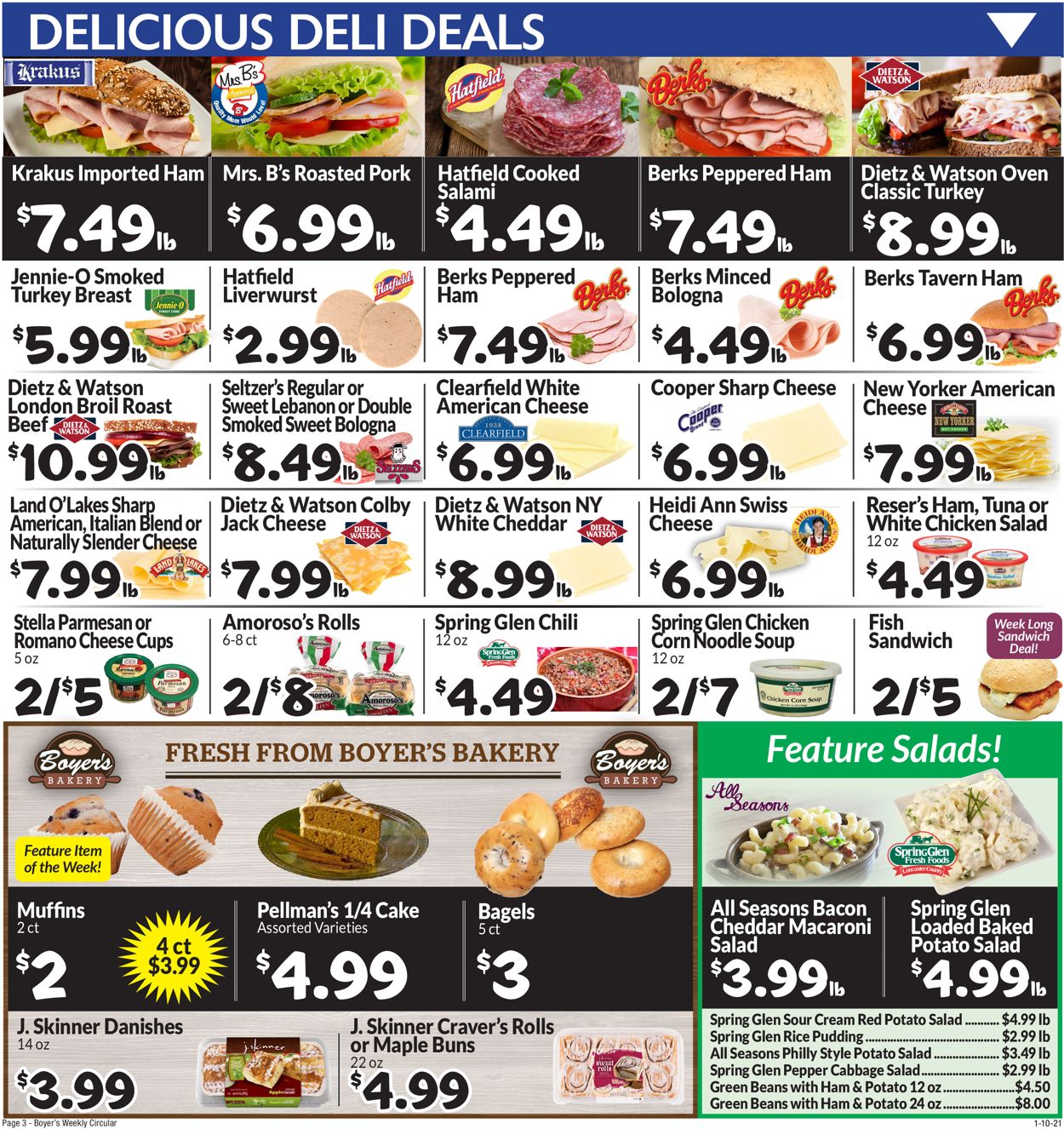 Catalogue Boyer's Food Markets from 01/10/2021