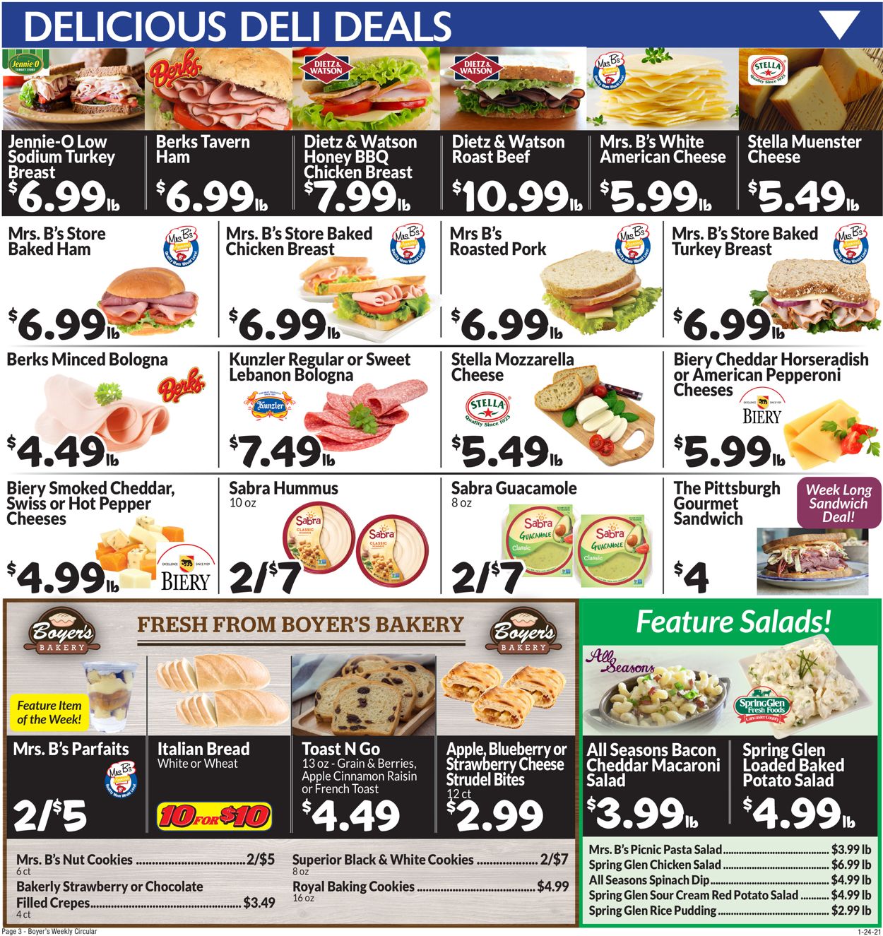Catalogue Boyer's Food Markets from 01/24/2021