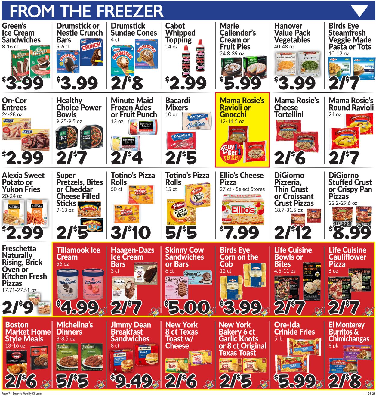Catalogue Boyer's Food Markets from 01/24/2021