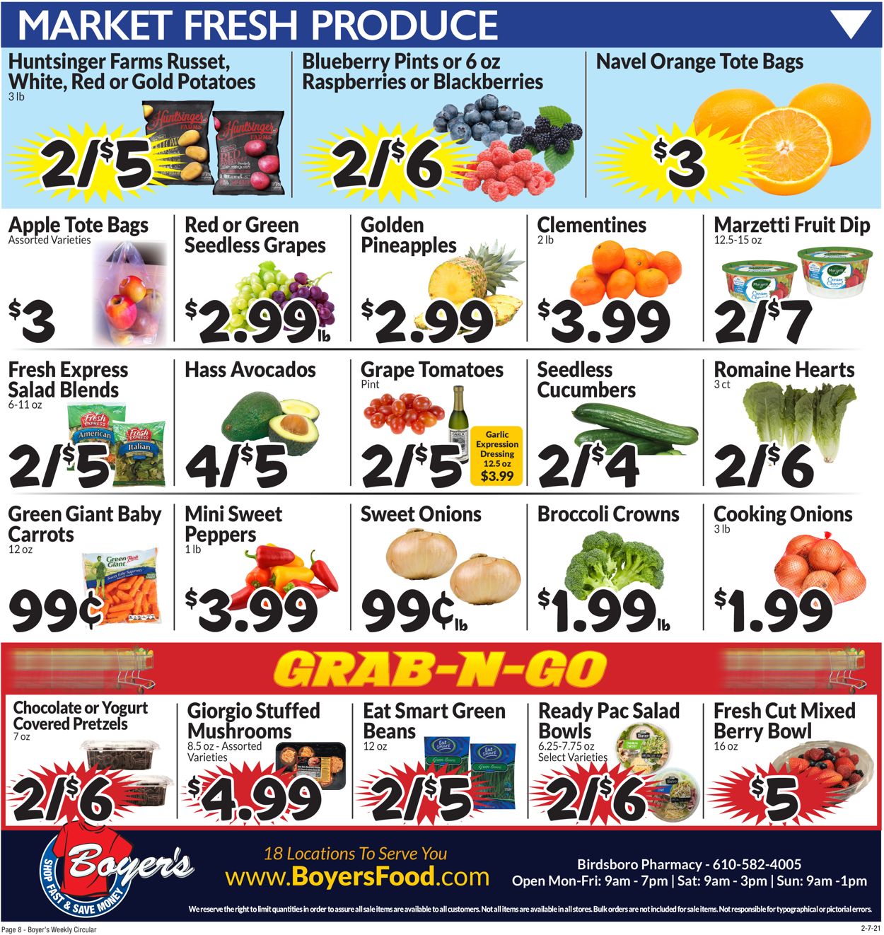 Catalogue Boyer's Food Markets from 02/07/2021