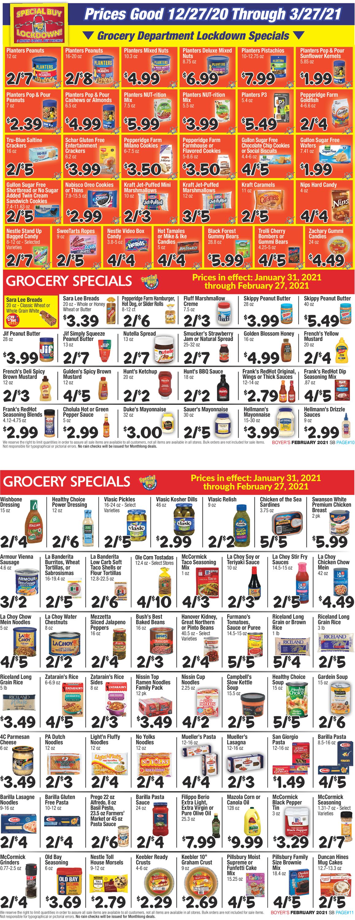 Catalogue Boyer's Food Markets from 02/27/2021