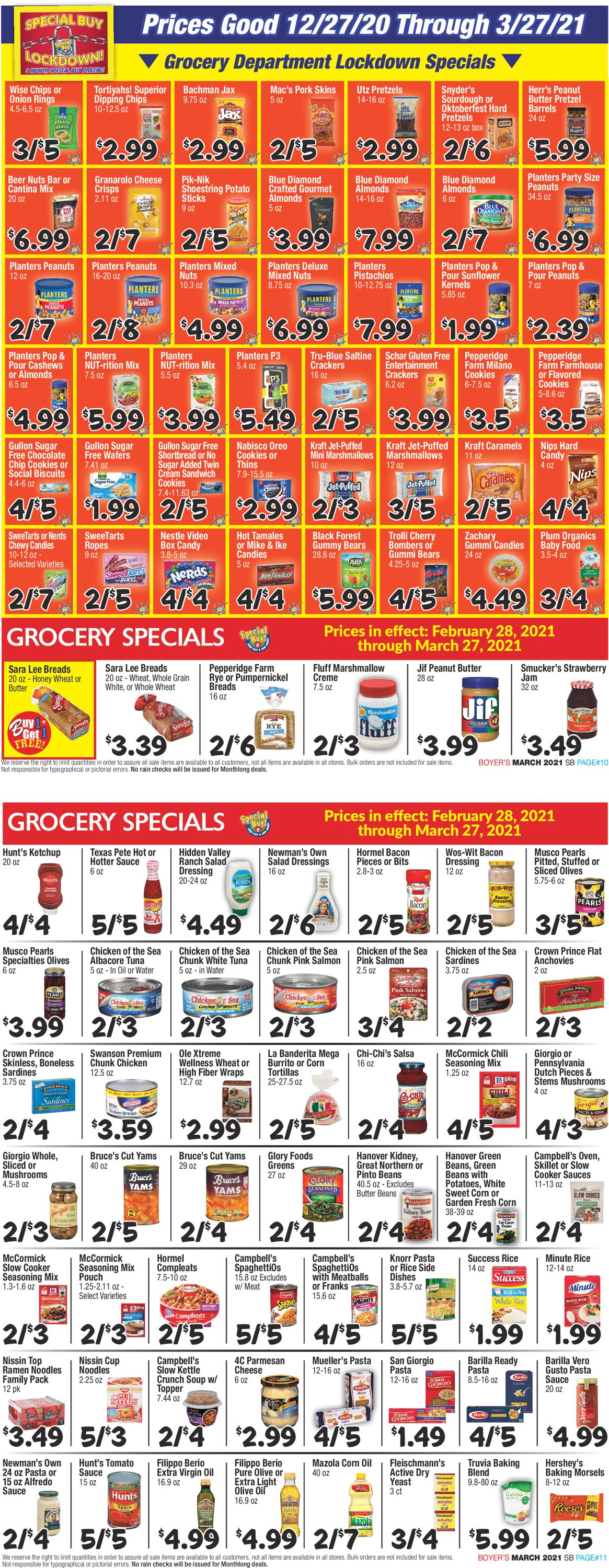 Catalogue Boyer's Food Markets from 12/27/2020