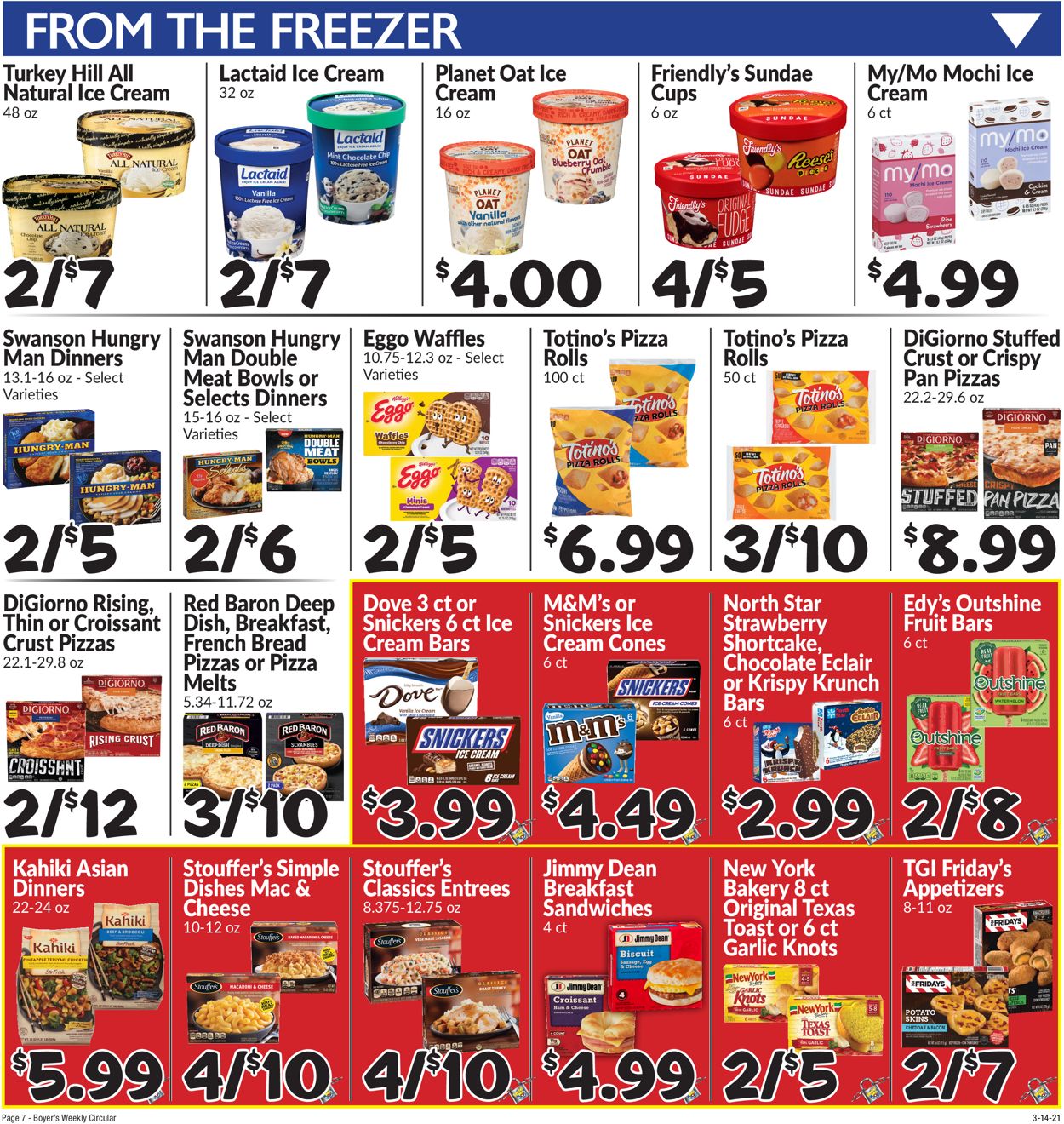 Catalogue Boyer's Food Markets from 03/14/2021