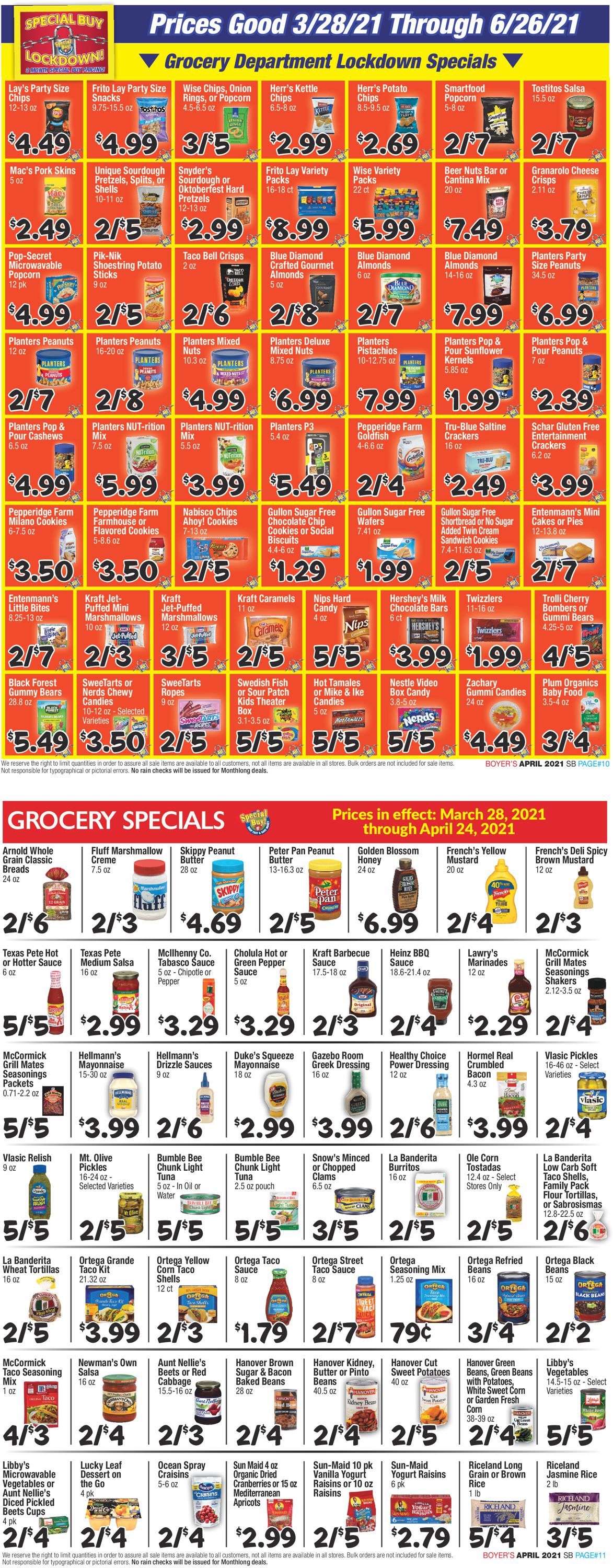 Catalogue Boyer's Food Markets from 03/28/2021