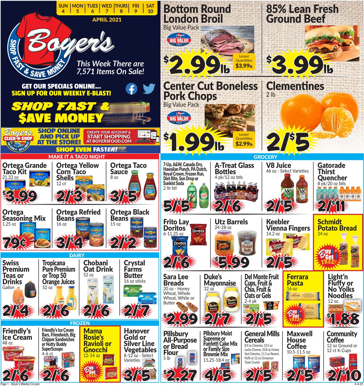 Catalogue Boyer's Food Markets from 04/04/2021