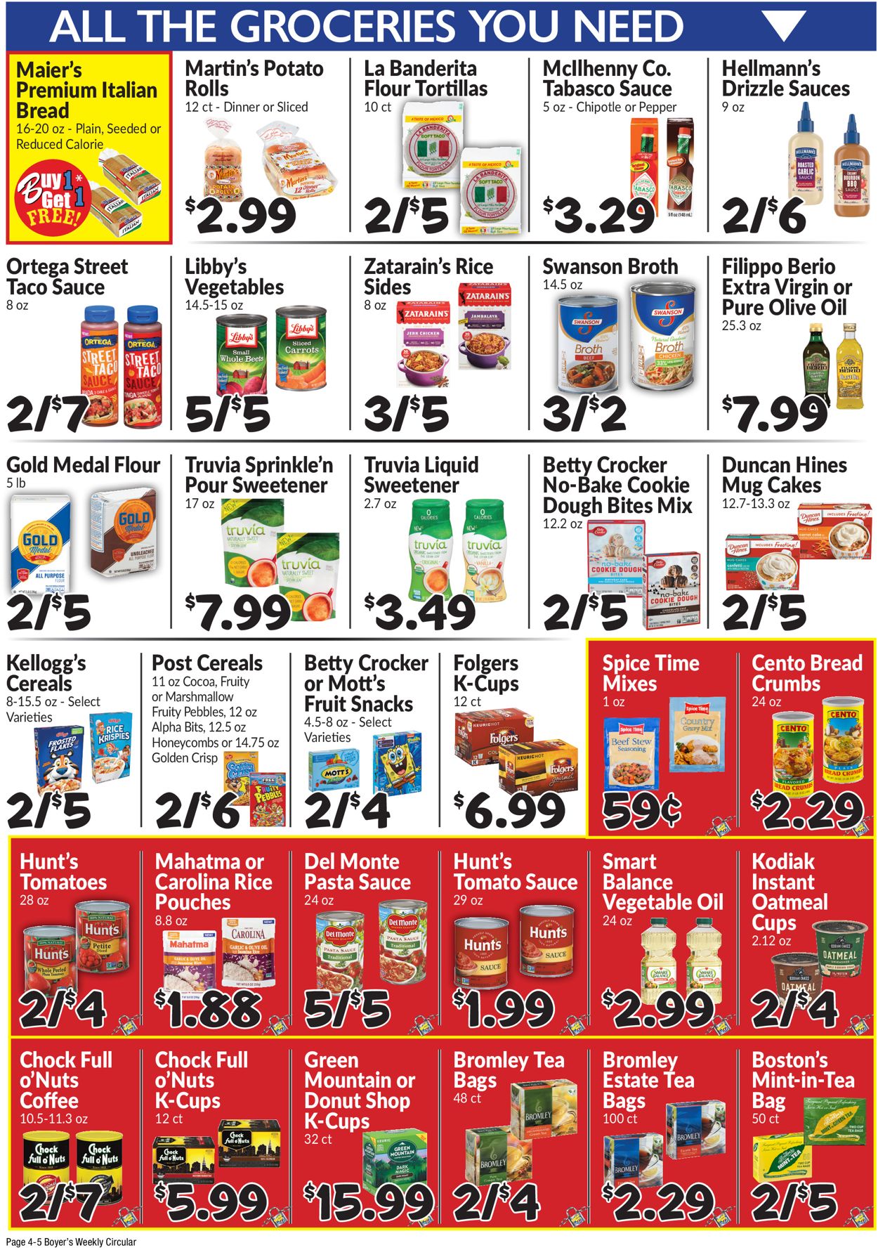 Catalogue Boyer's Food Markets from 04/04/2021