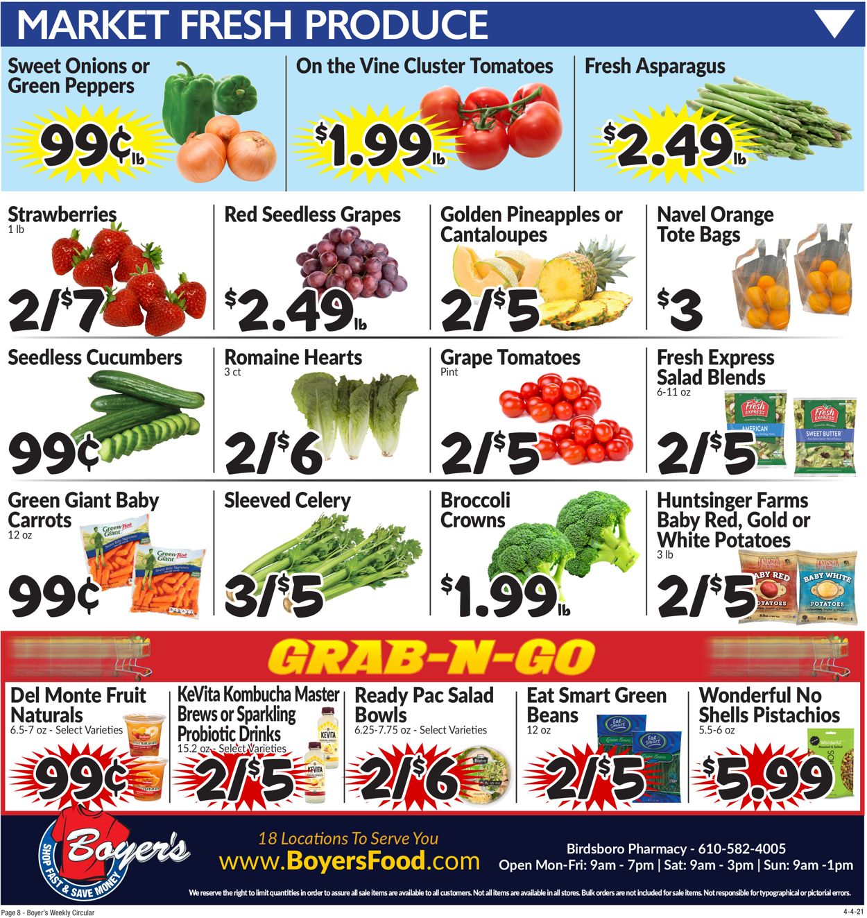 Catalogue Boyer's Food Markets from 04/04/2021