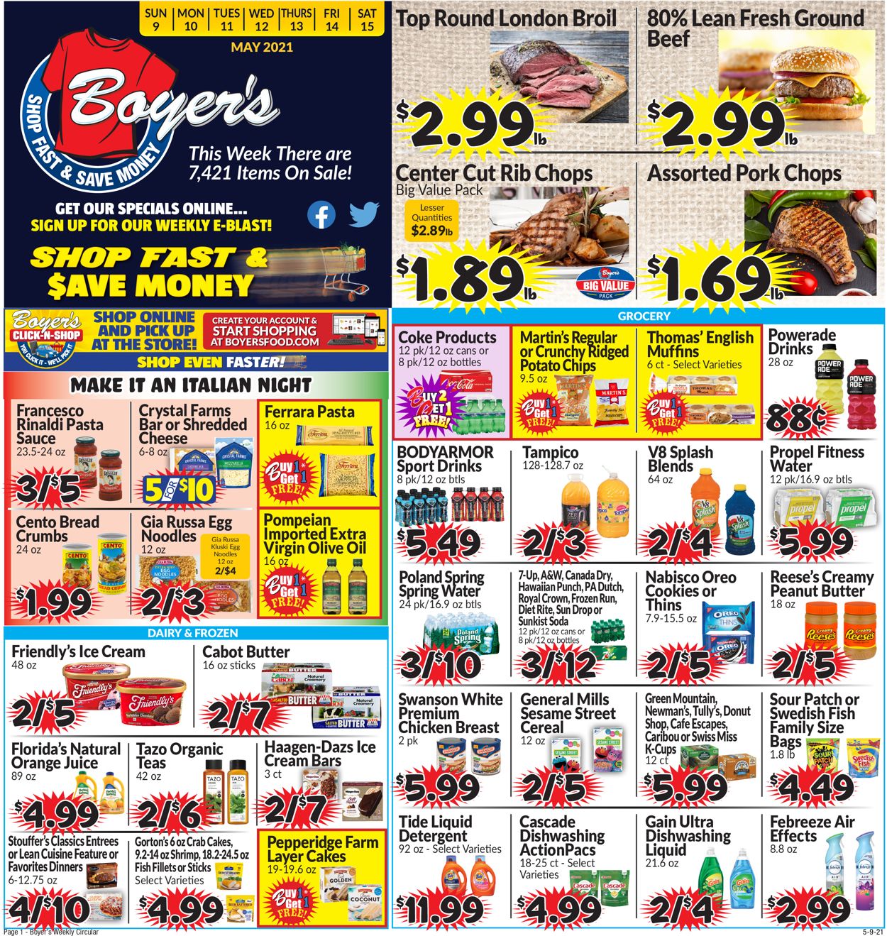 Catalogue Boyer's Food Markets from 05/09/2021