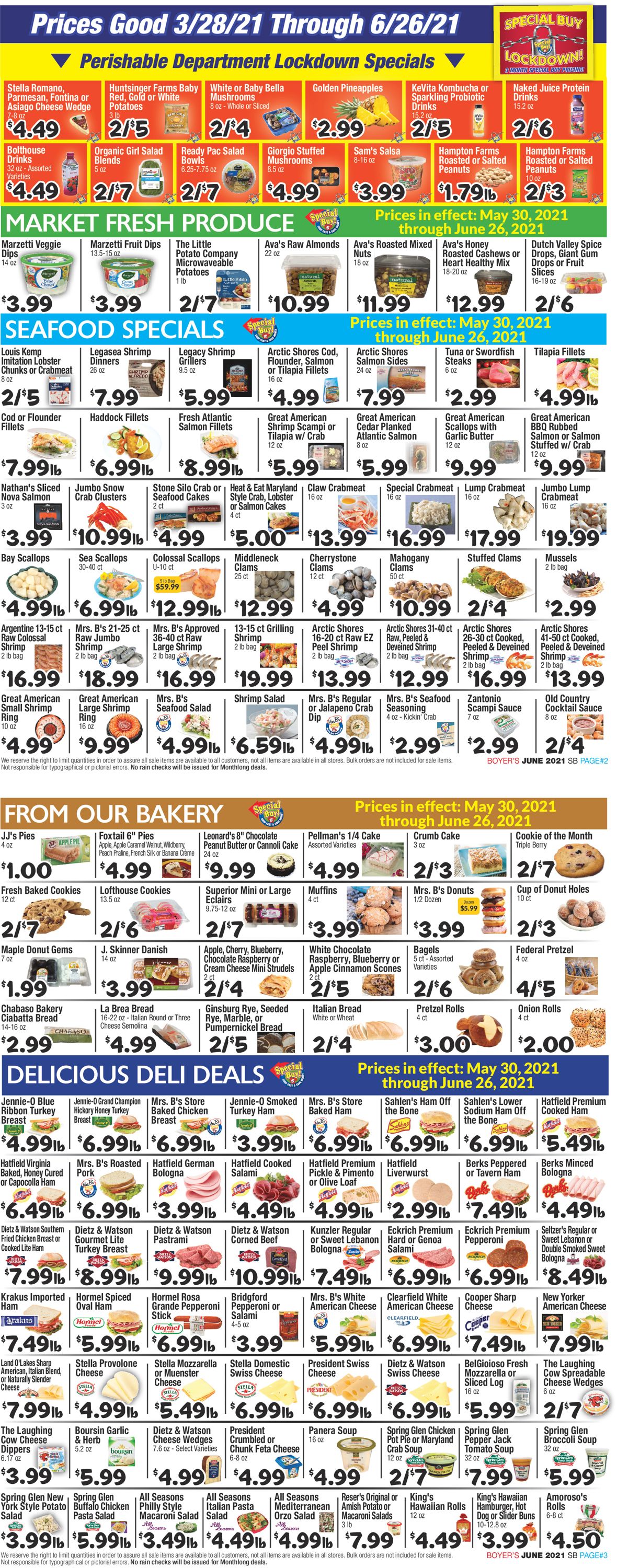 Catalogue Boyer's Food Markets from 05/28/2021