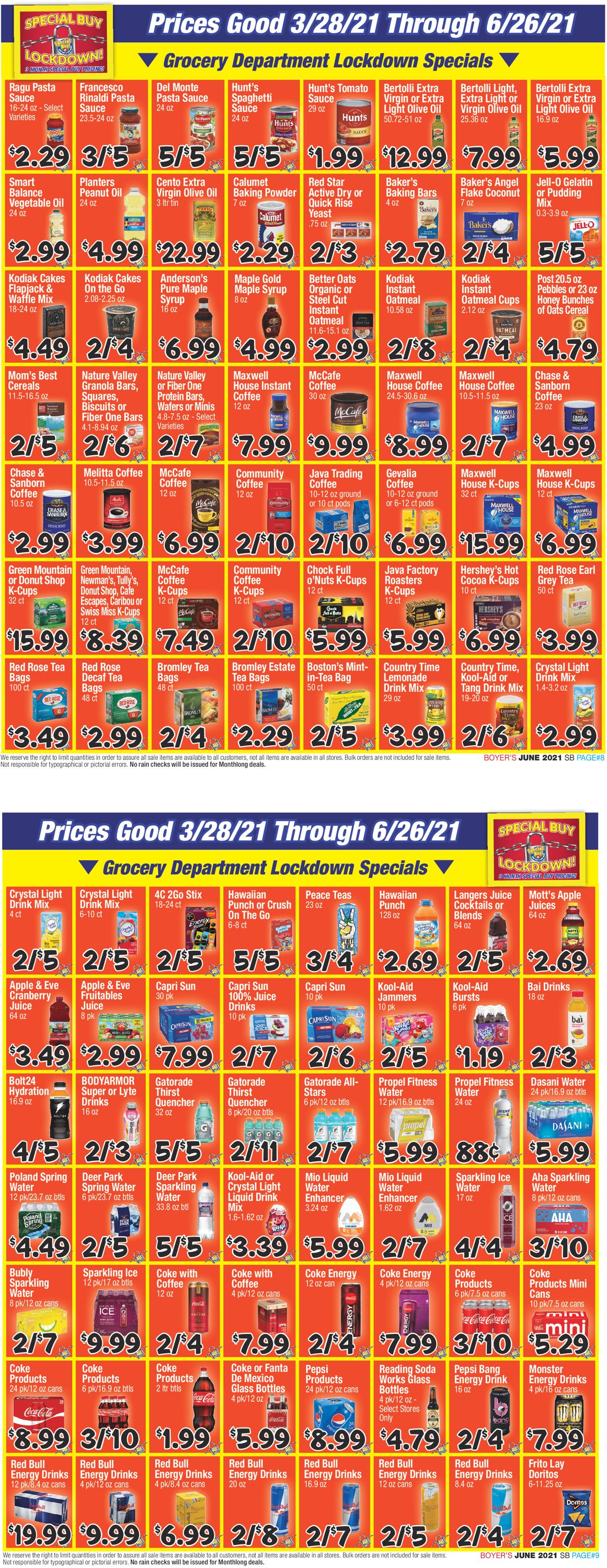 Catalogue Boyer's Food Markets from 05/28/2021