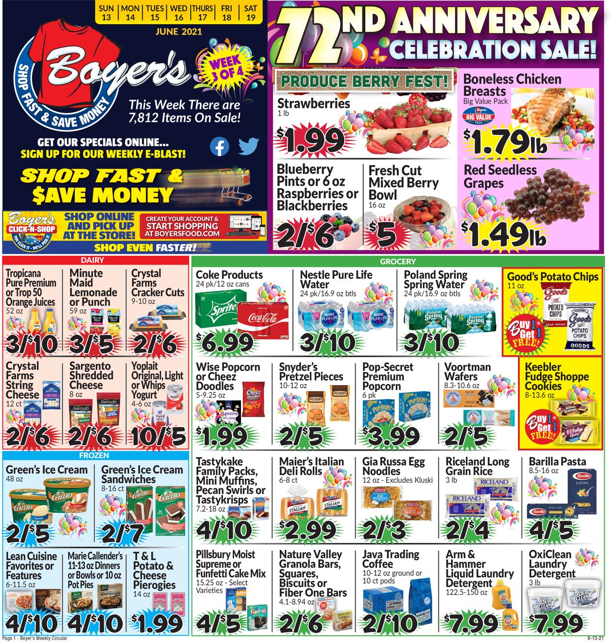 Catalogue Boyer's Food Markets from 06/13/2021