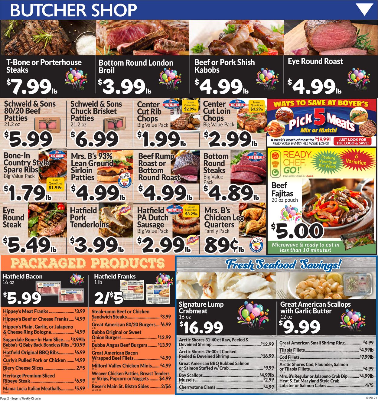 Catalogue Boyer's Food Markets from 06/20/2021