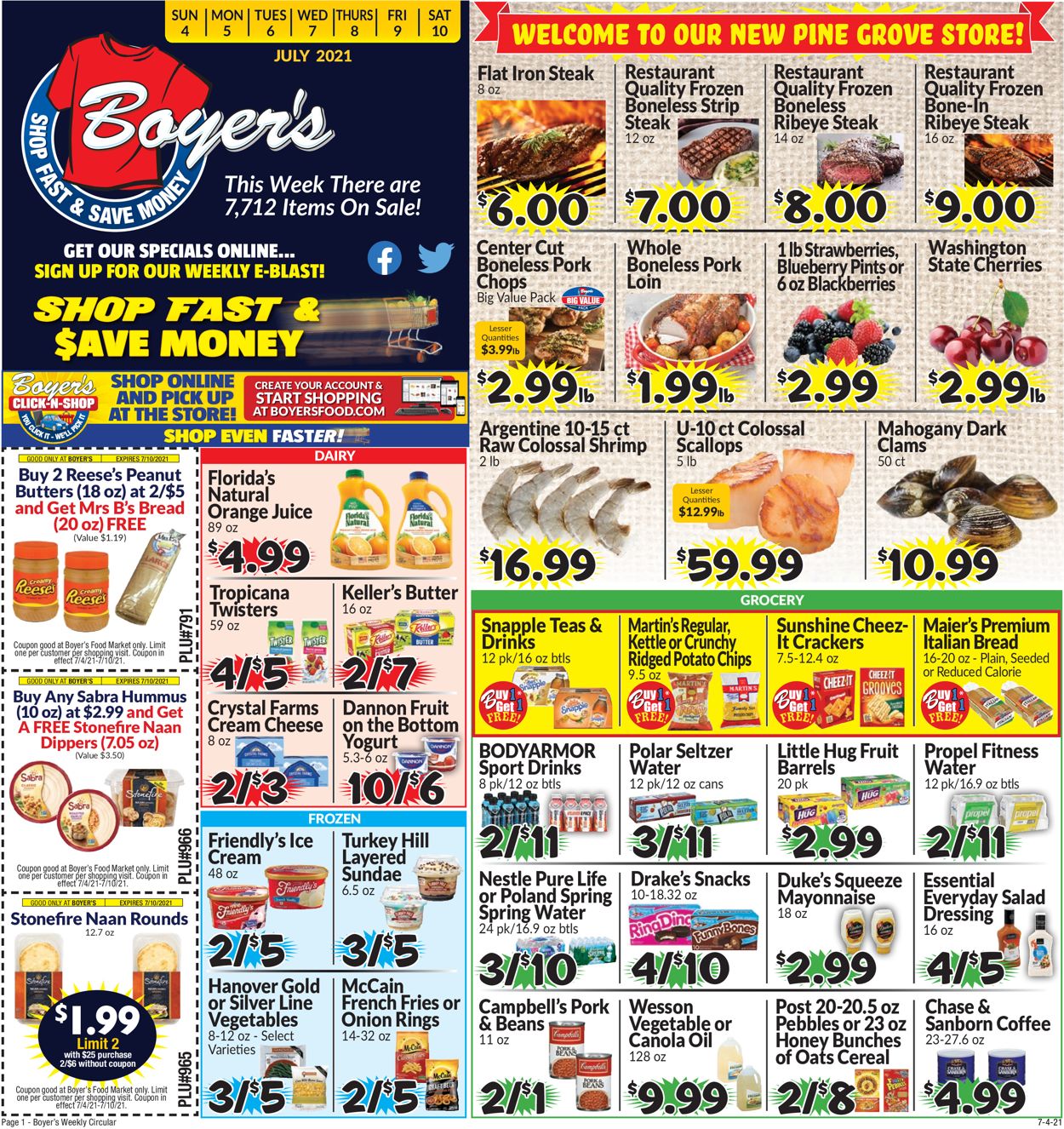 Catalogue Boyer's Food Markets from 07/04/2021