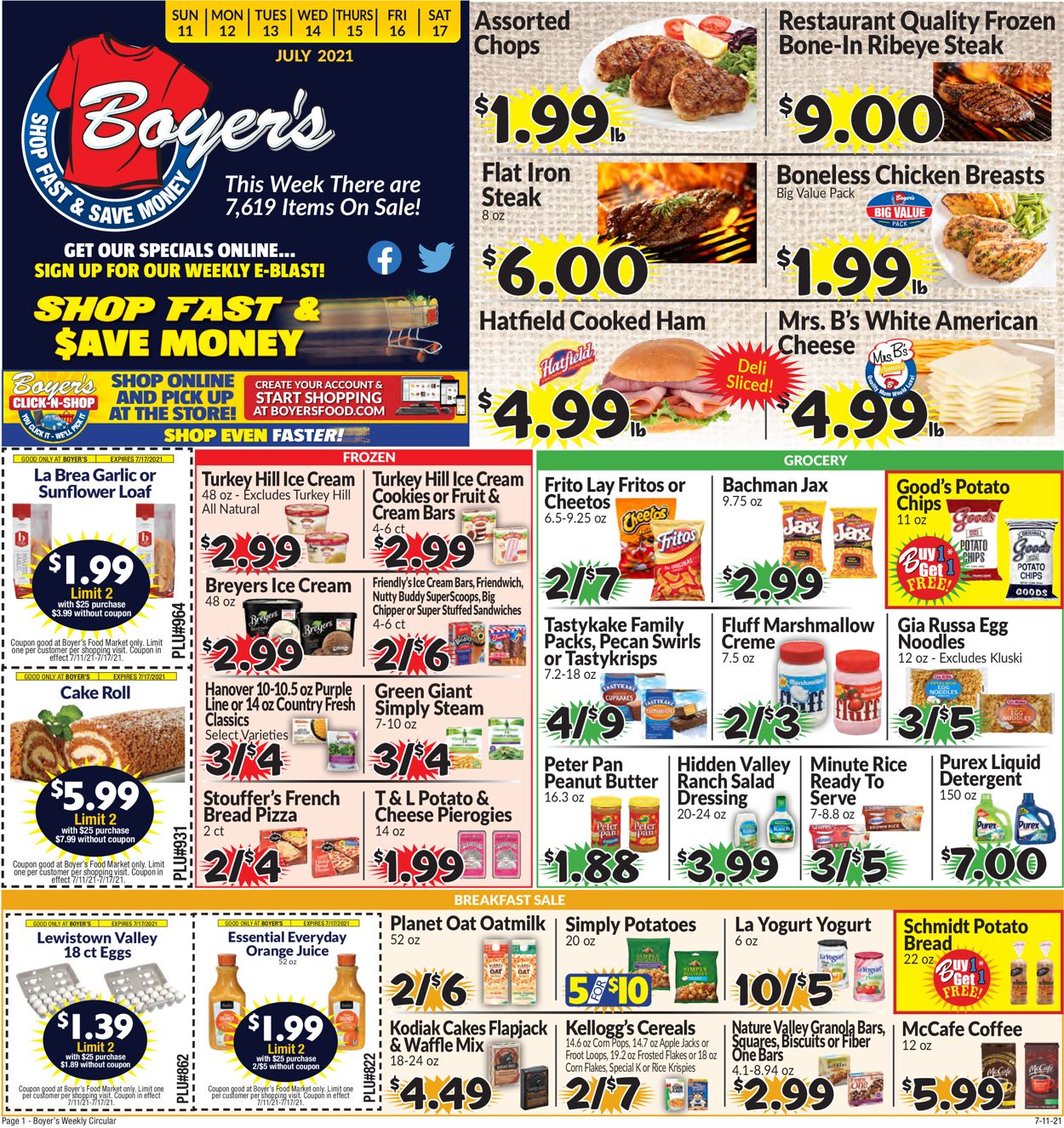 Catalogue Boyer's Food Markets from 07/11/2021