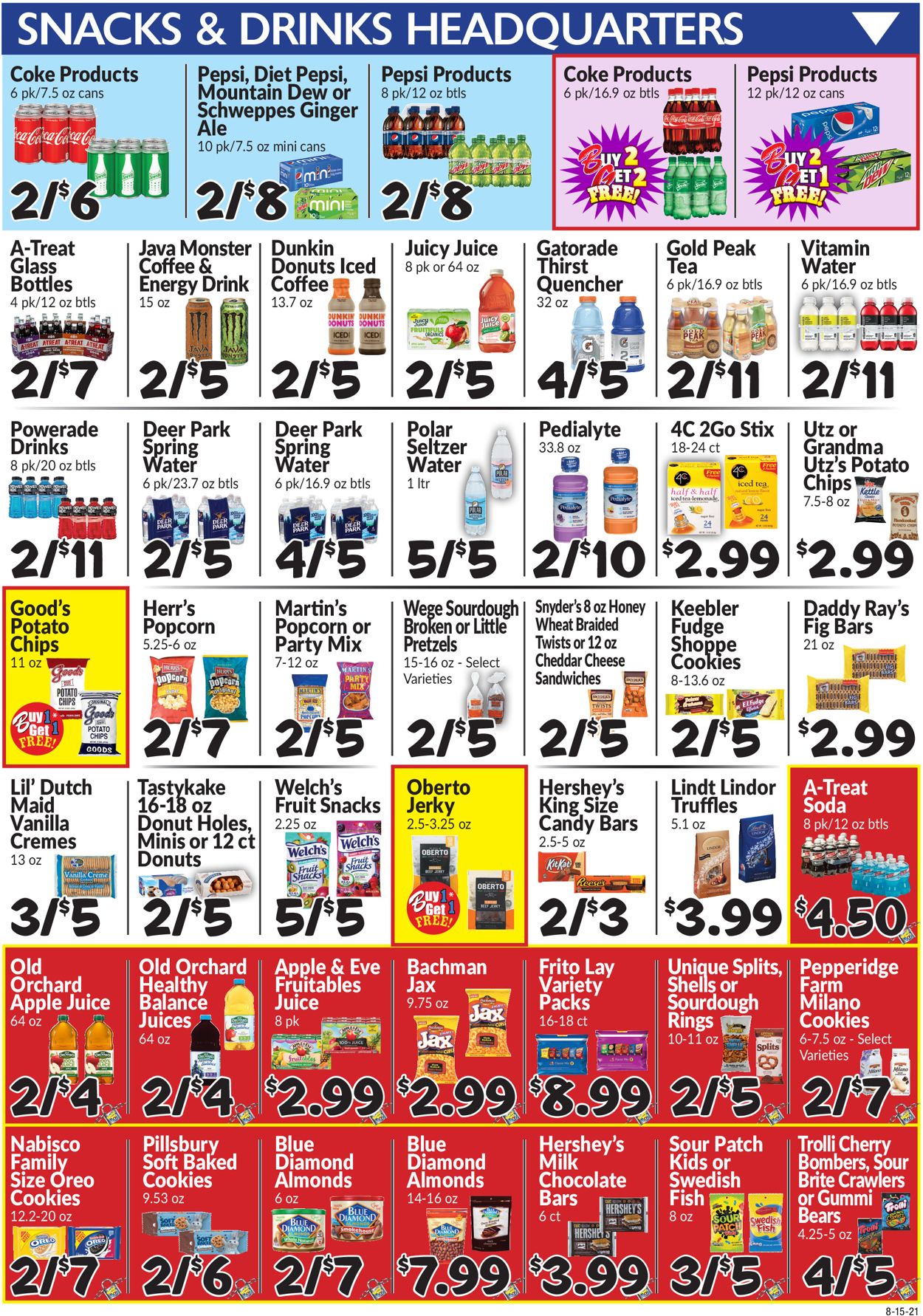 Catalogue Boyer's Food Markets from 08/15/2021