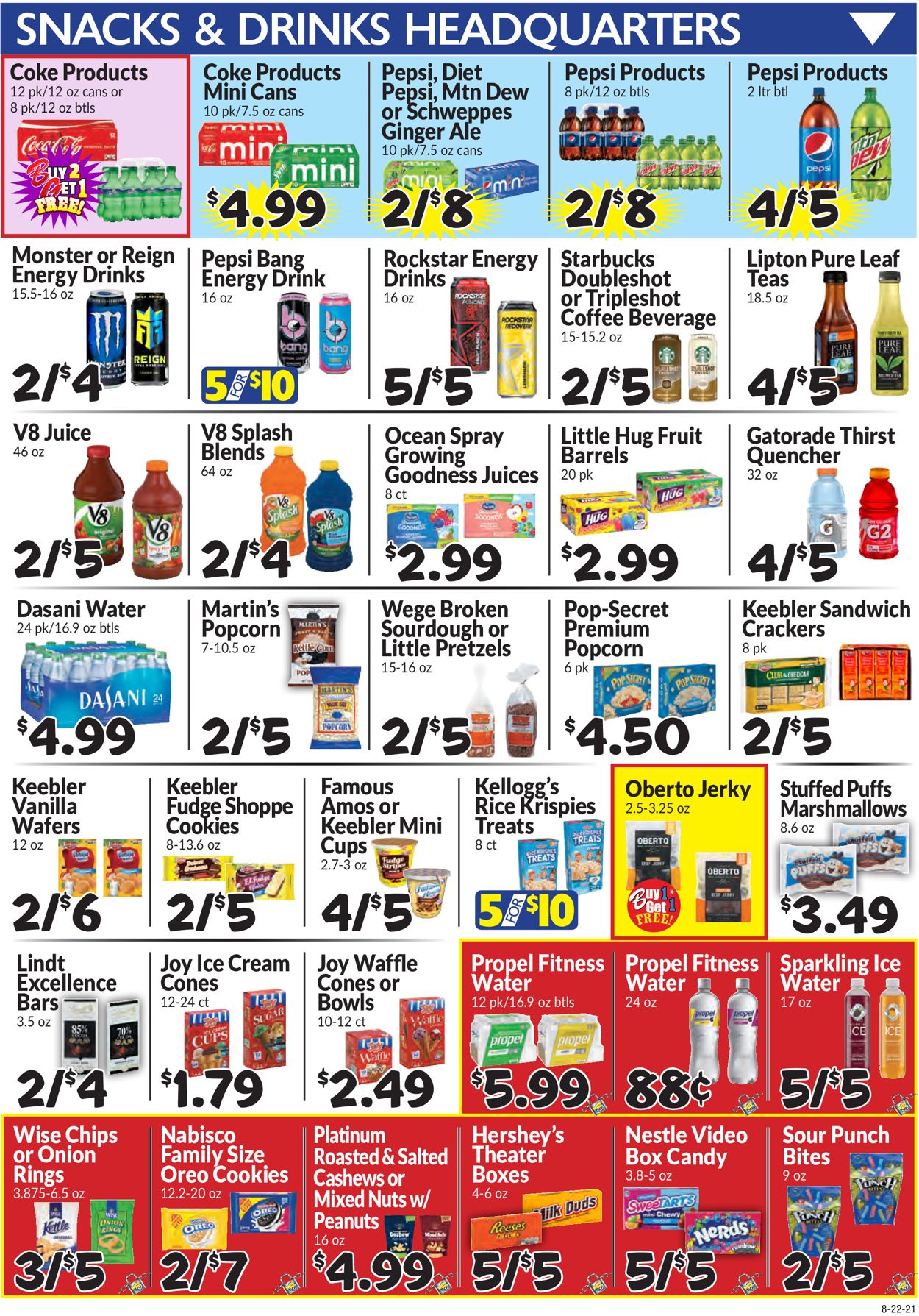 Catalogue Boyer's Food Markets from 08/22/2021