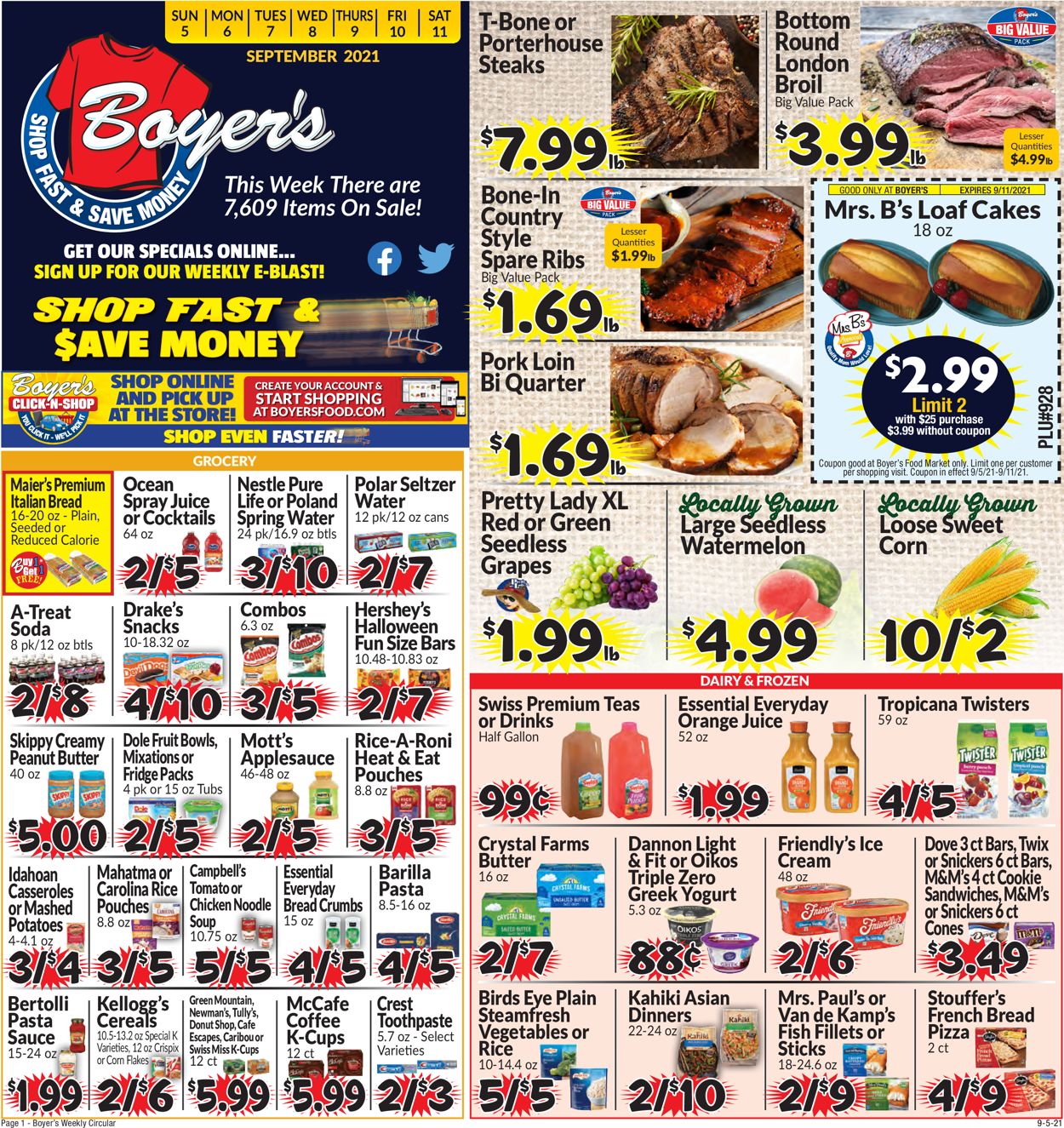 Catalogue Boyer's Food Markets from 09/05/2021