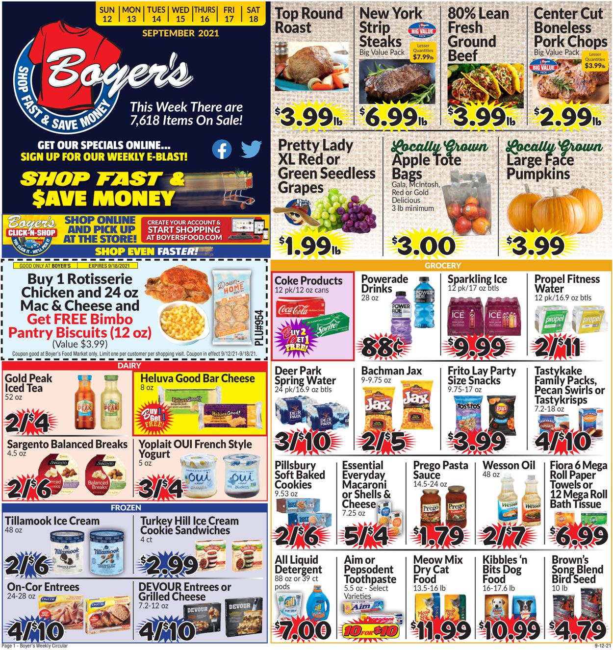 Catalogue Boyer's Food Markets from 09/12/2021
