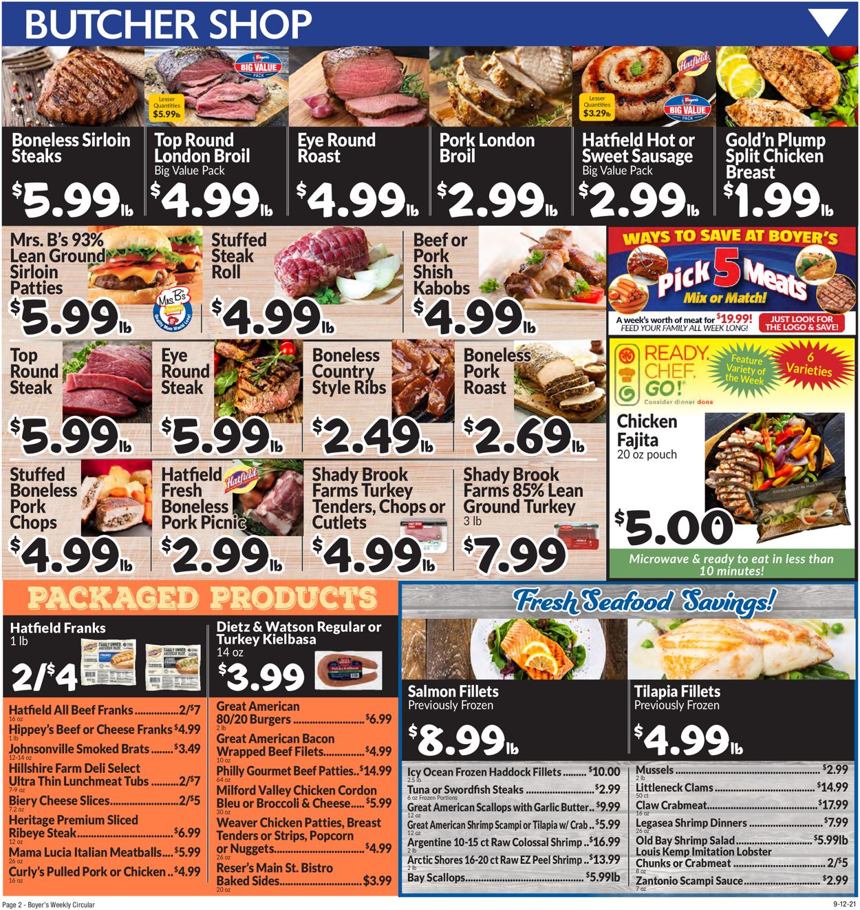 Catalogue Boyer's Food Markets from 09/12/2021