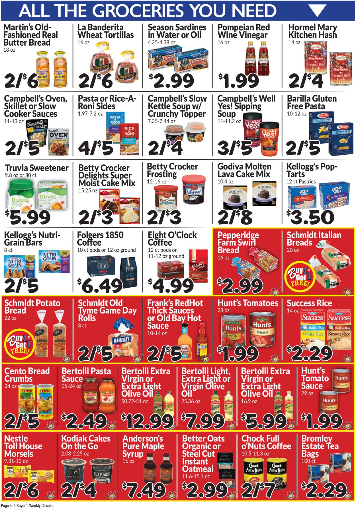 Catalogue Boyer's Food Markets from 10/17/2021