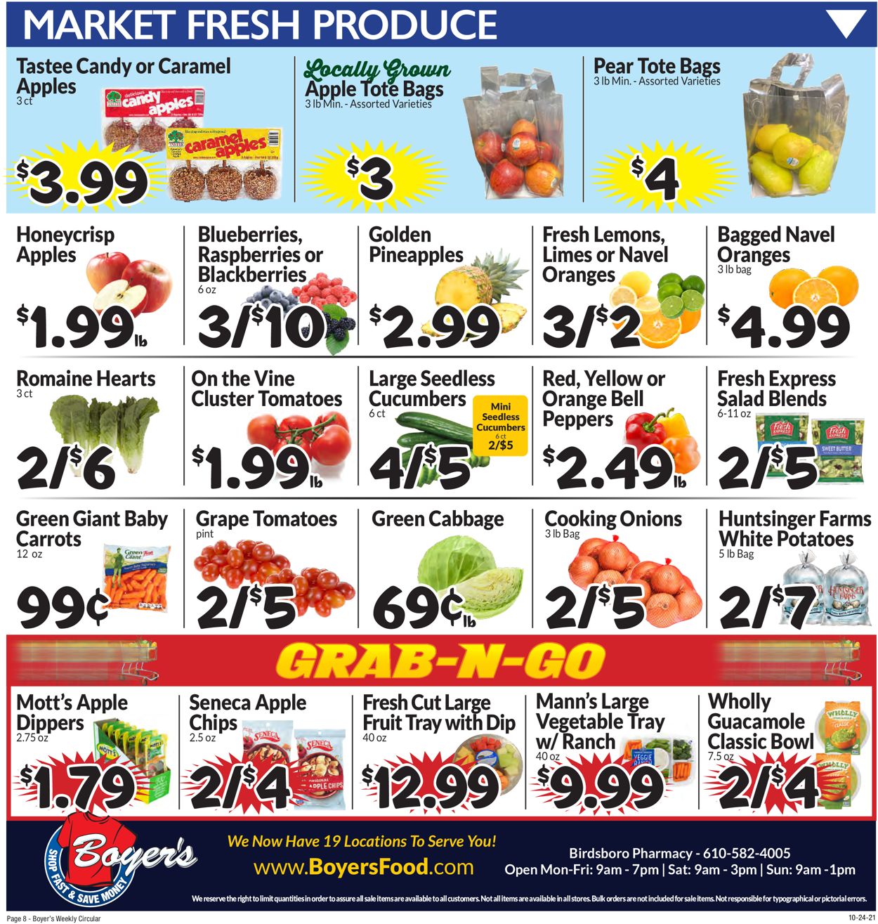 Catalogue Boyer's Food Markets HALLOWEEN 2021 from 10/24/2021