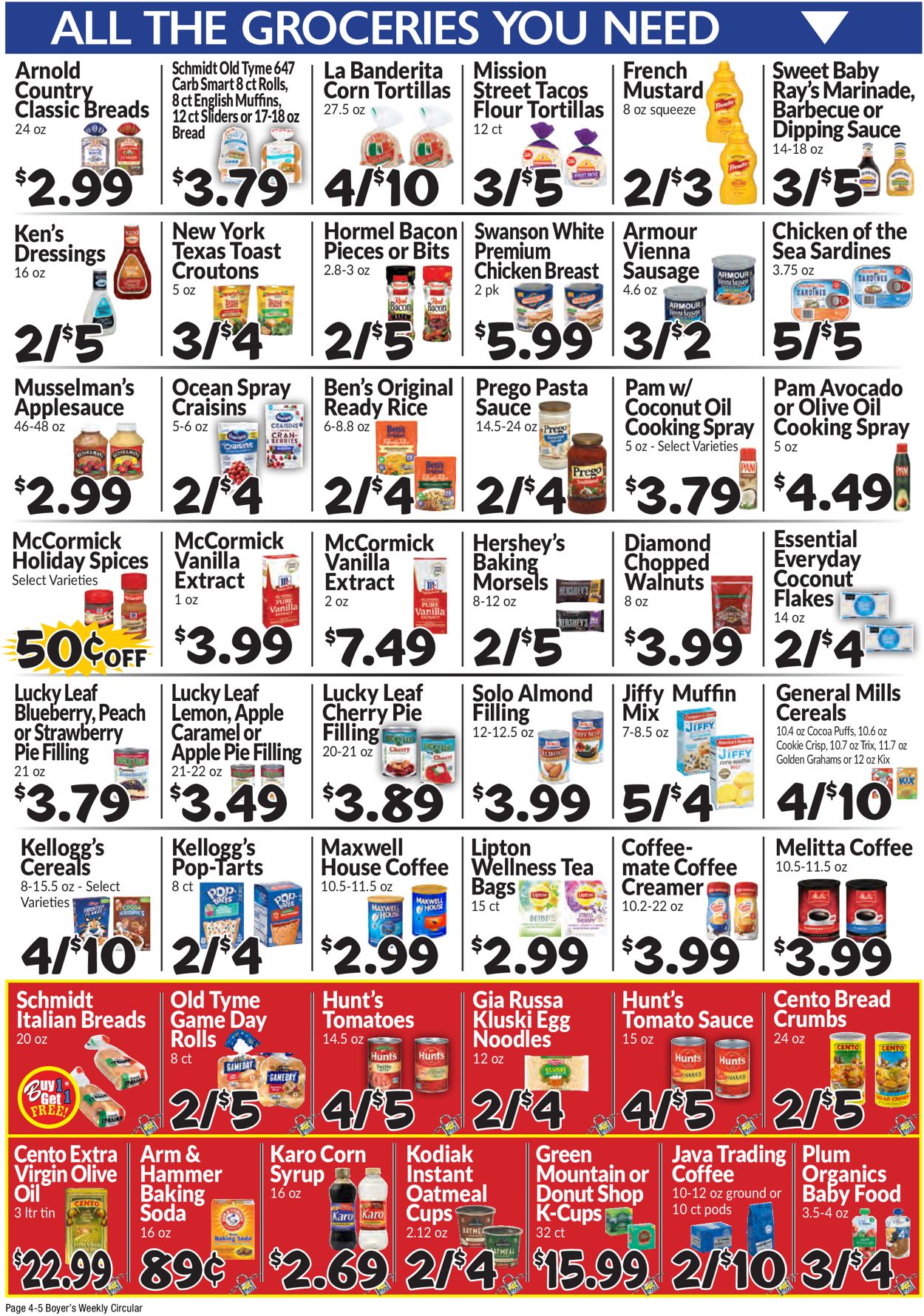 Catalogue Boyer's Food Markets from 10/31/2021
