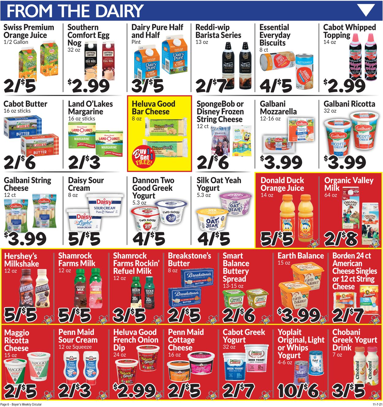 Catalogue Boyer's Food Markets from 11/07/2021