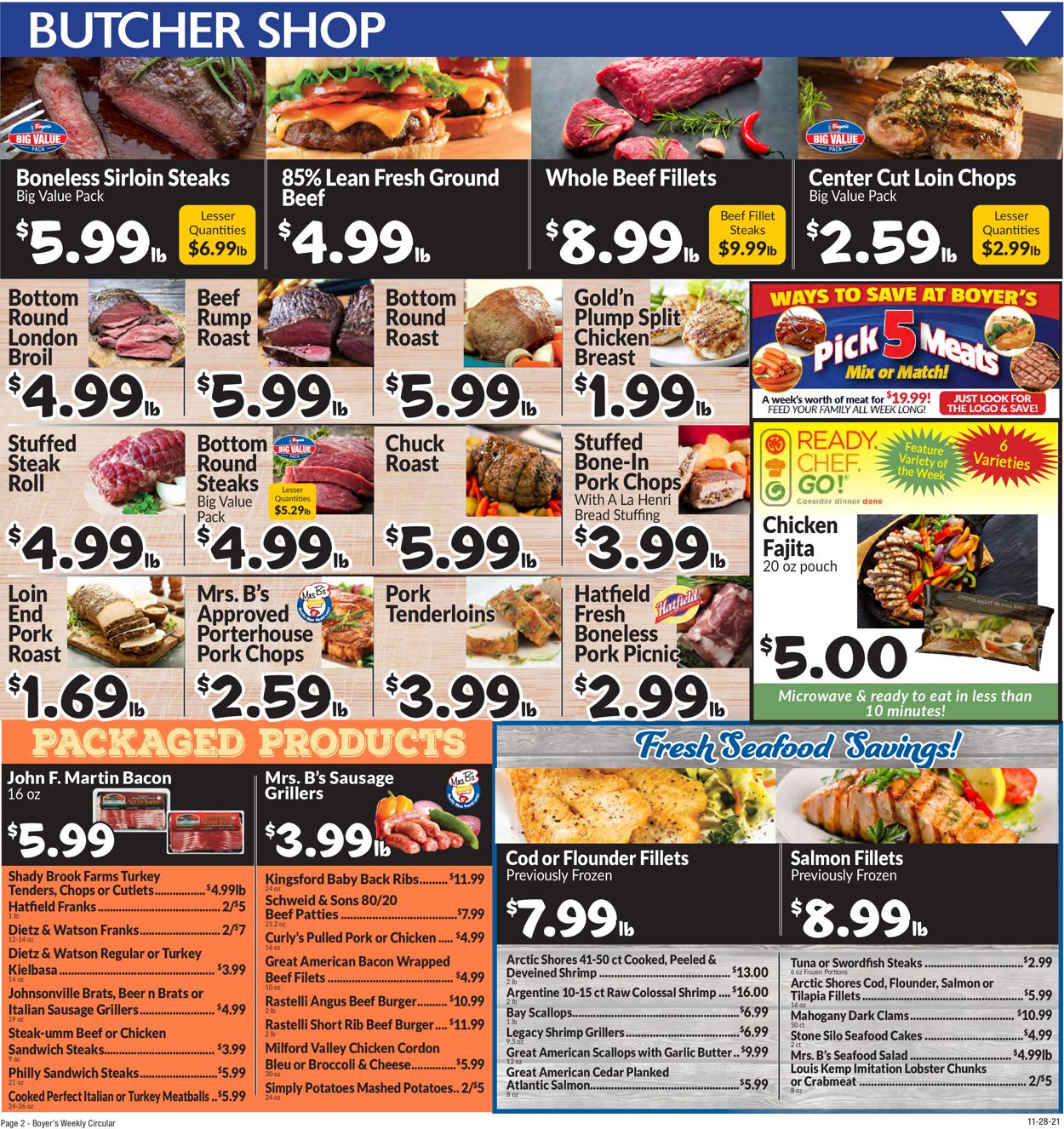 Catalogue Boyer's Food Markets from 11/28/2021