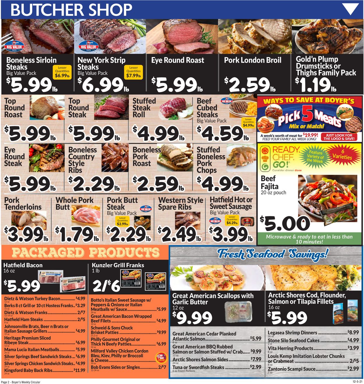 Catalogue Boyer's Food Markets CHRISTMAS 2021 from 12/05/2021