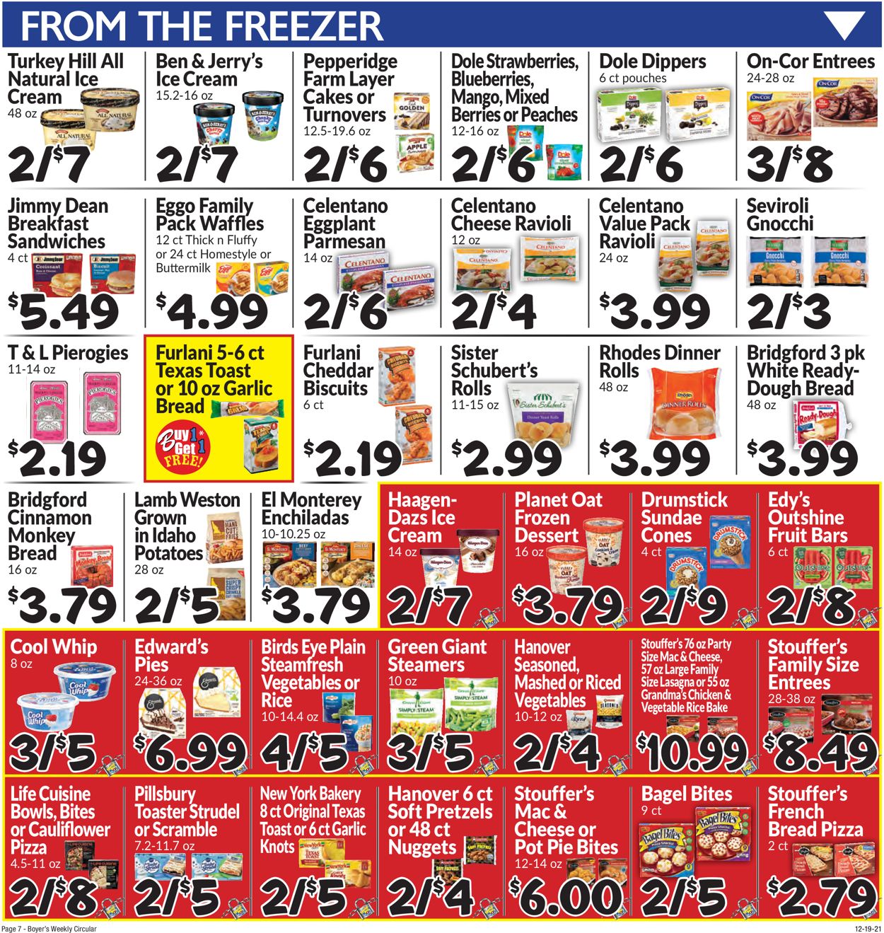Catalogue Boyer's Food Markets HOLIDAY 2021 from 12/19/2021