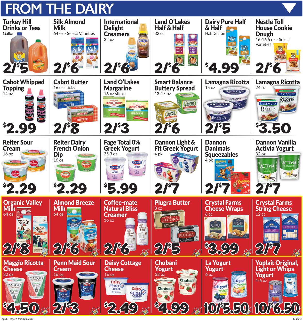 Catalogue Boyer's Food Markets from 12/26/2021