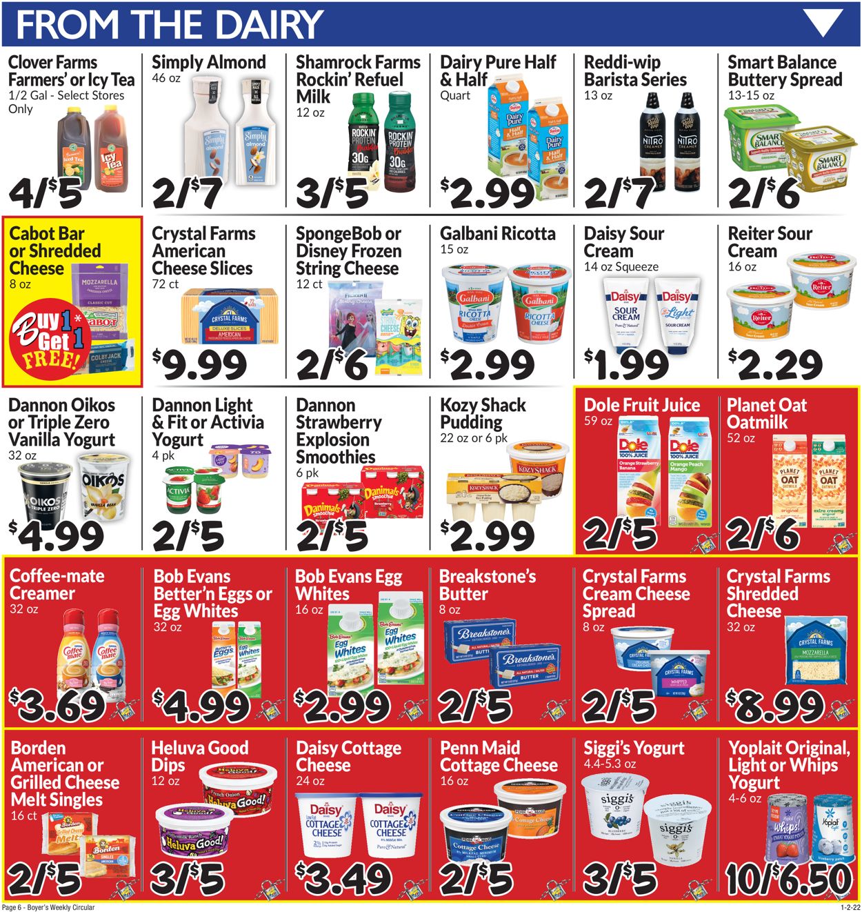 Catalogue Boyer's Food Markets from 01/02/2022