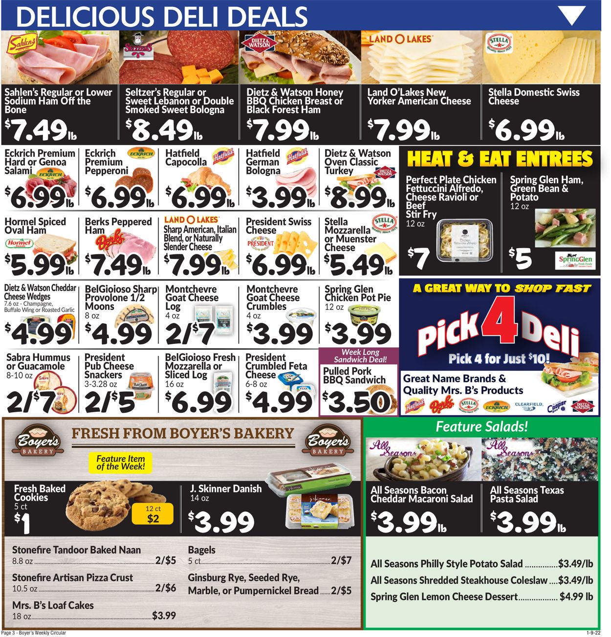Catalogue Boyer's Food Markets from 01/09/2022