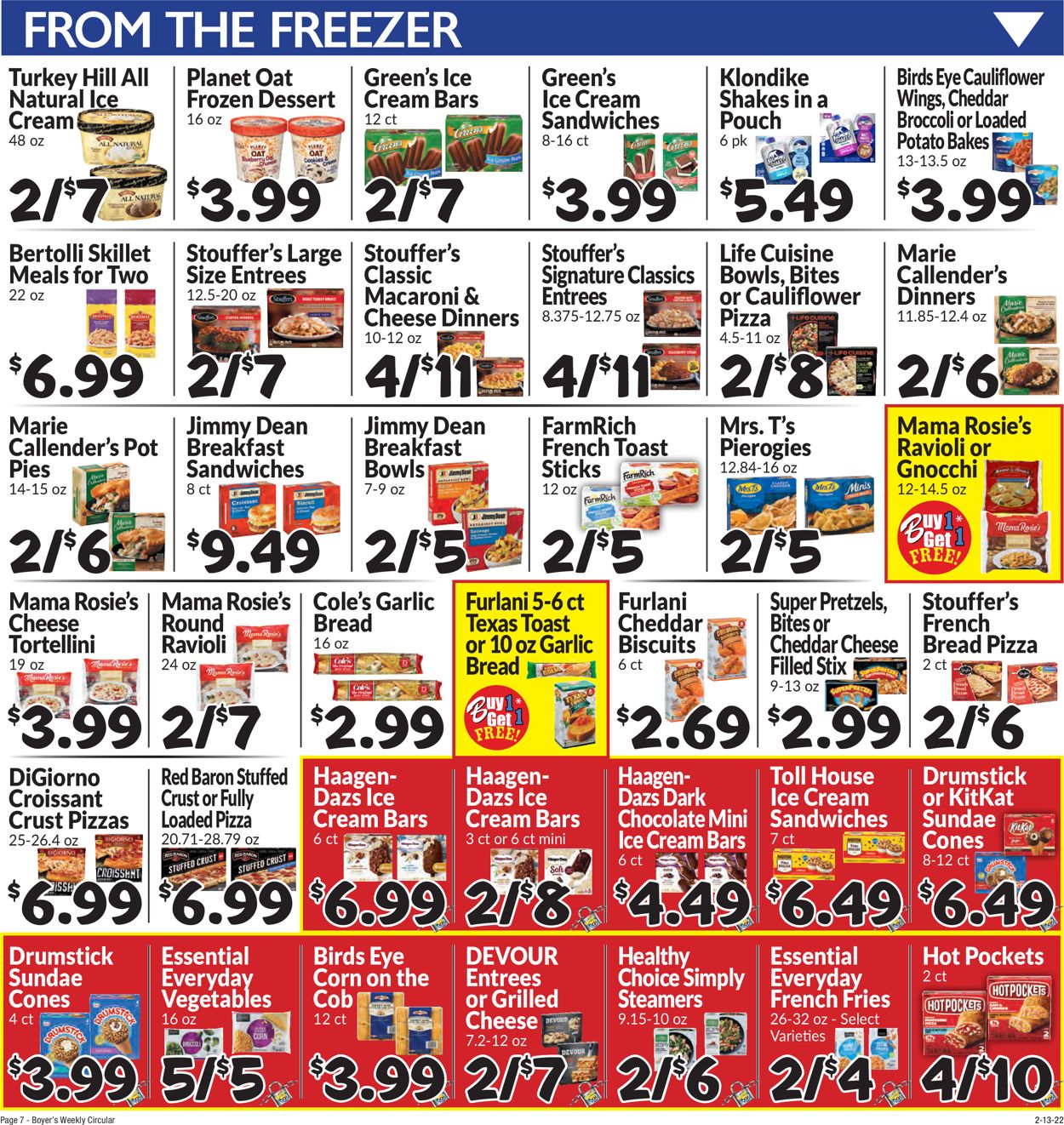 Catalogue Boyer's Food Markets from 02/13/2022