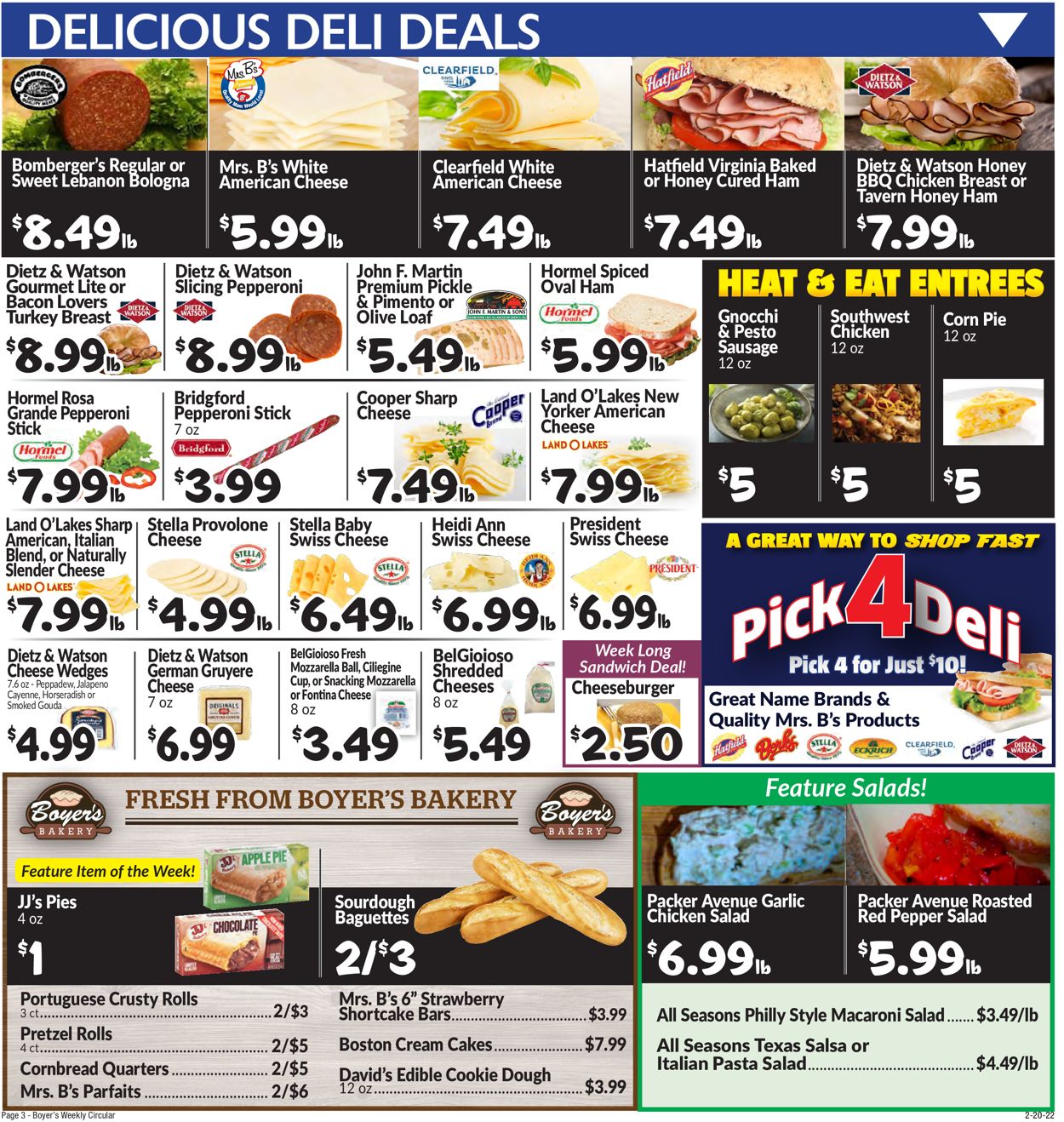 Catalogue Boyer's Food Markets from 02/20/2022