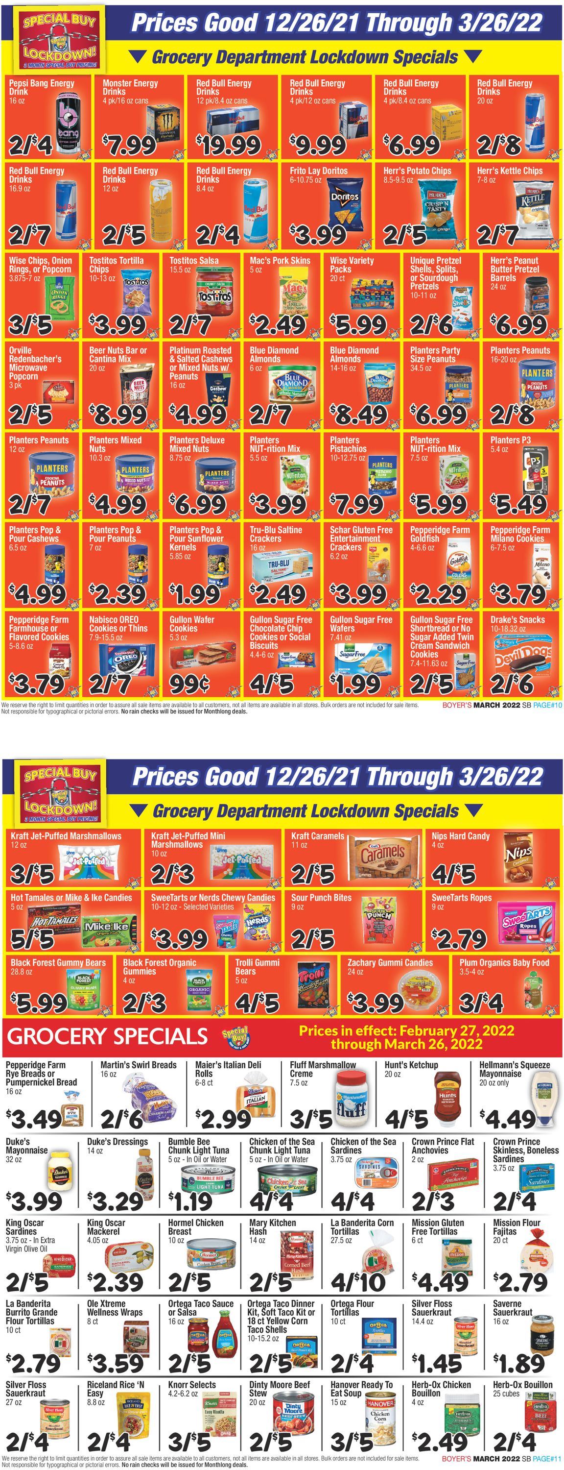 Catalogue Boyer's Food Markets from 02/27/2022