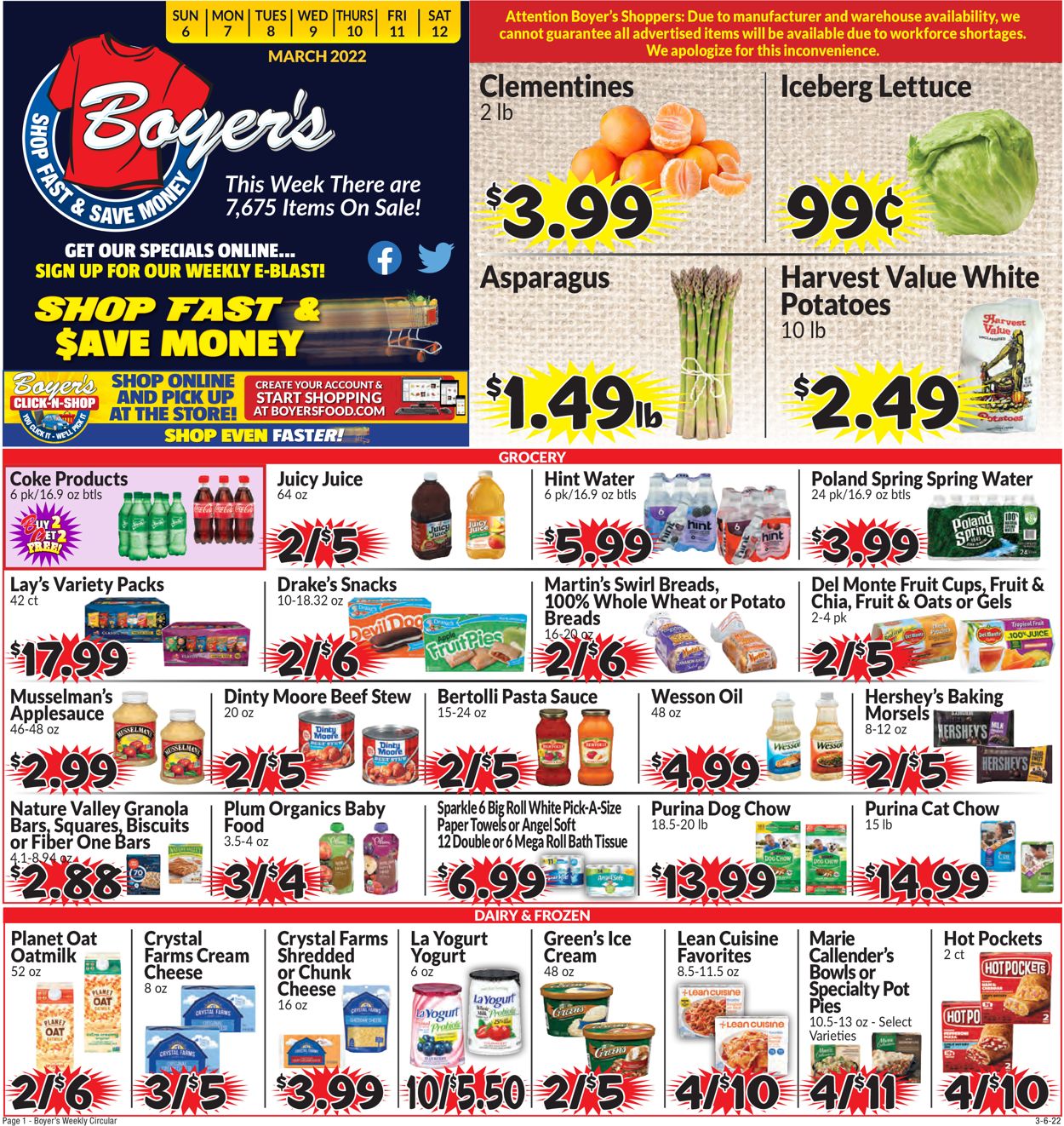 Catalogue Boyer's Food Markets from 03/06/2022