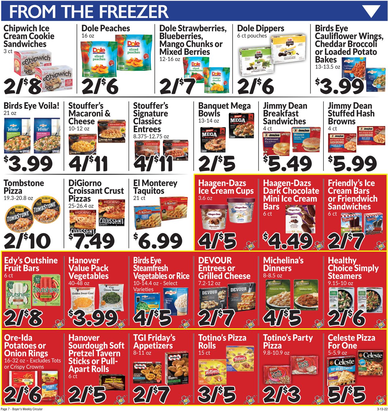 Catalogue Boyer's Food Markets from 03/13/2022