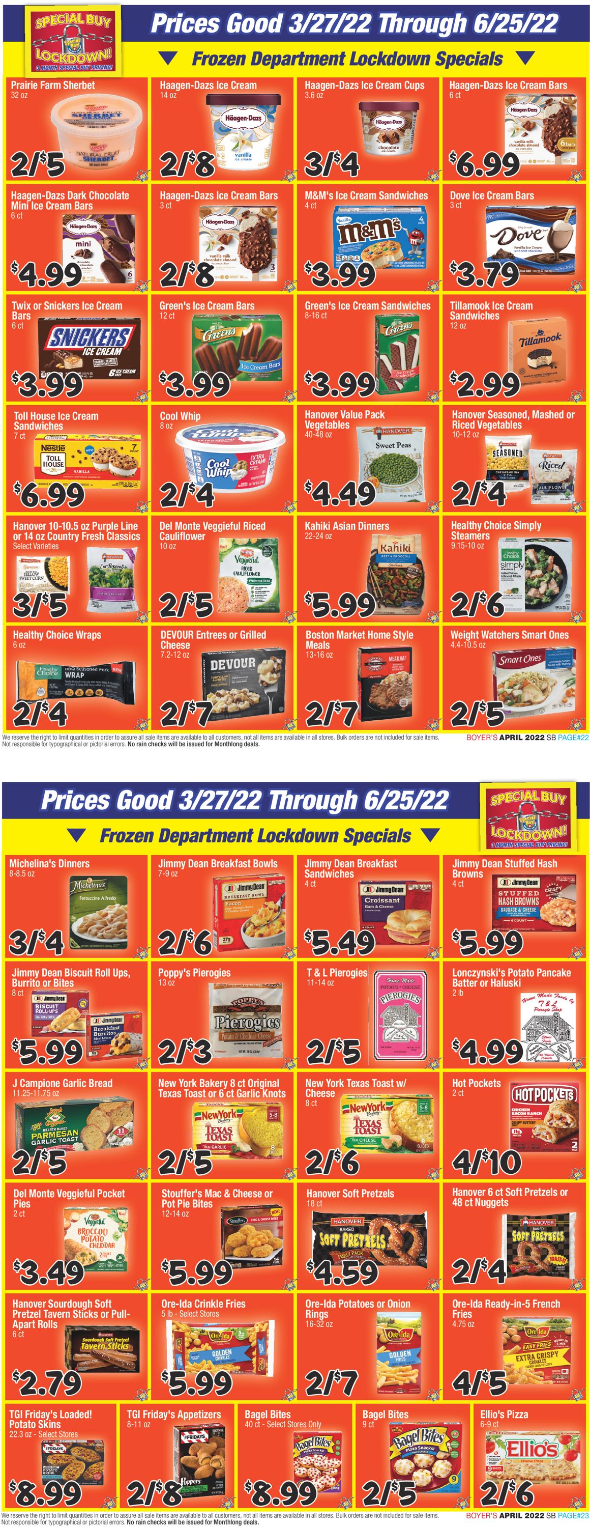 Catalogue Boyer's Food Markets from 03/27/2022