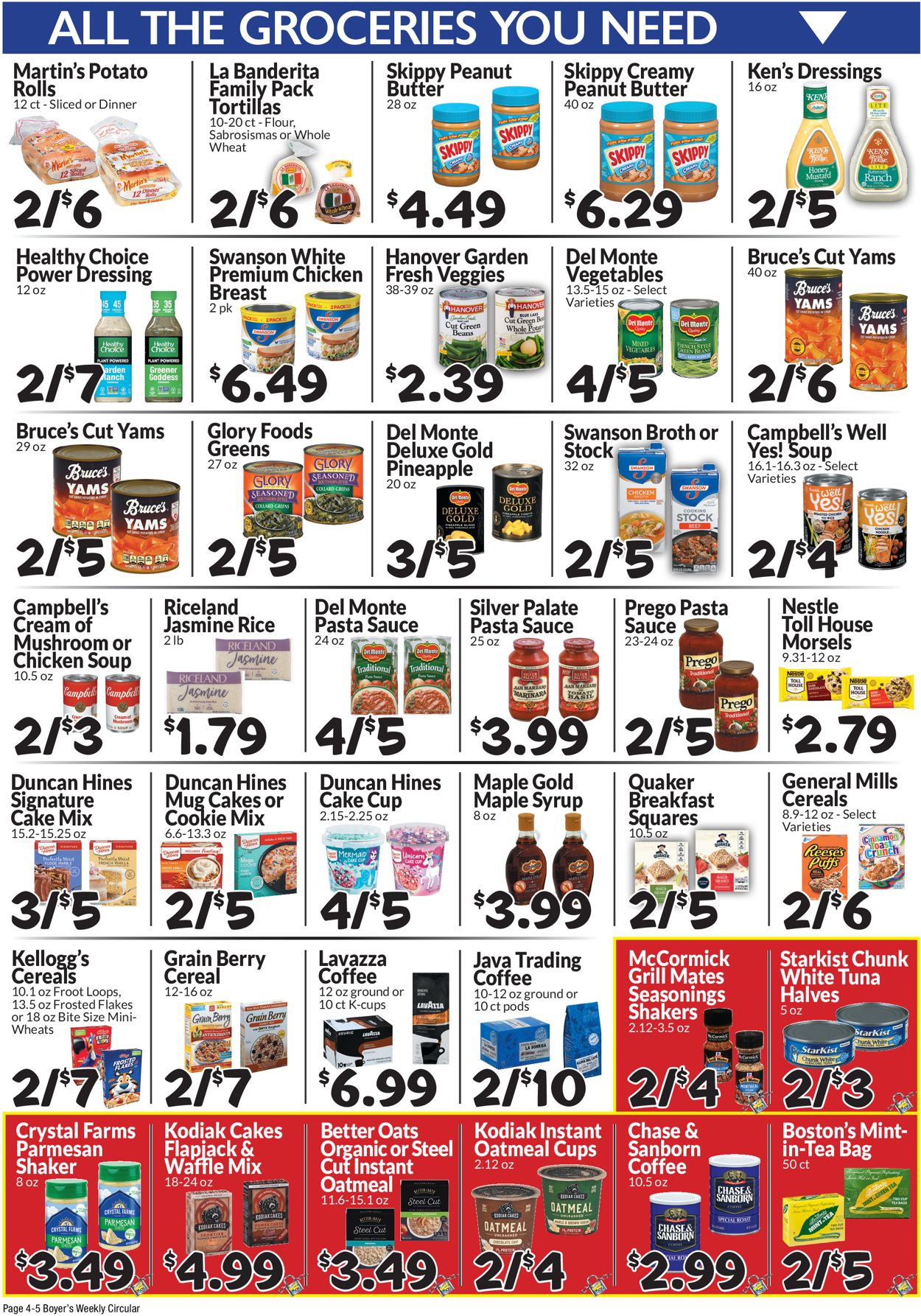 Catalogue Boyer's Food Markets from 04/17/2022