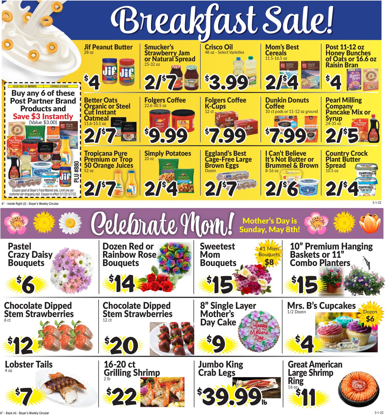 Catalogue Boyer's Food Markets from 05/01/2022