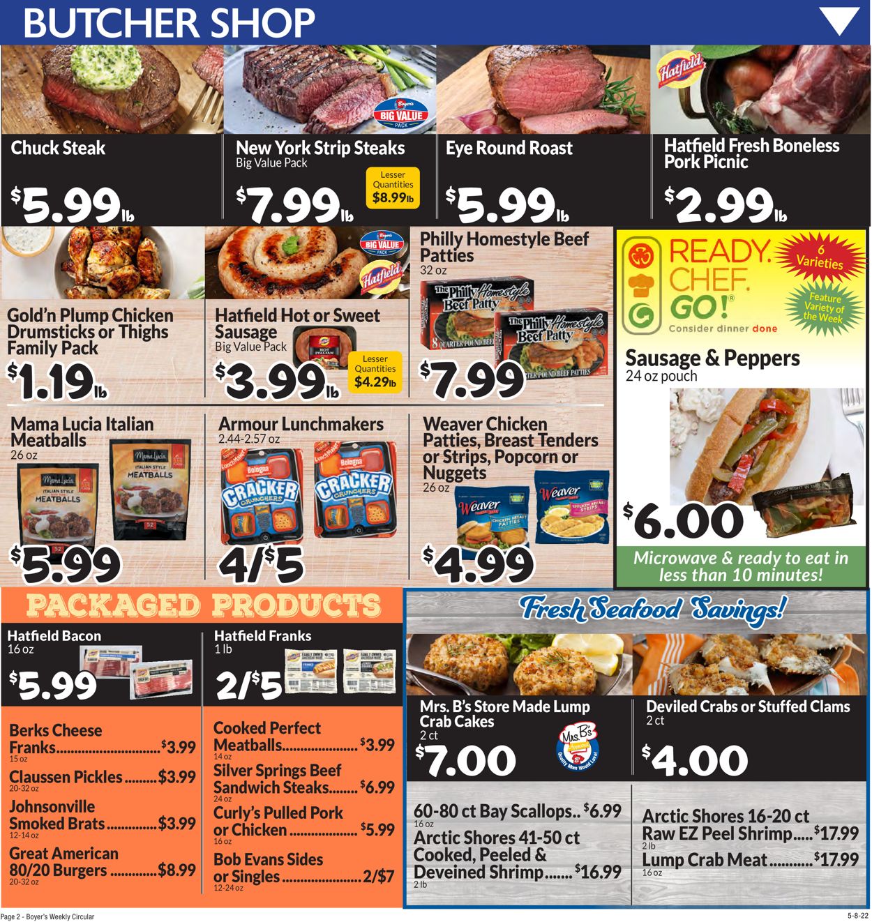 Catalogue Boyer's Food Markets from 05/08/2022