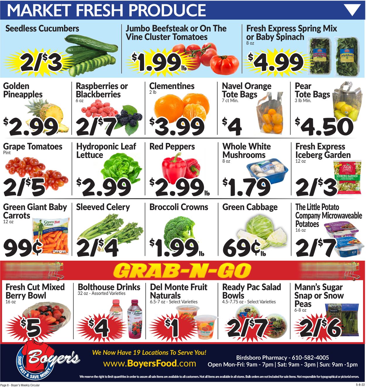Catalogue Boyer's Food Markets from 05/08/2022
