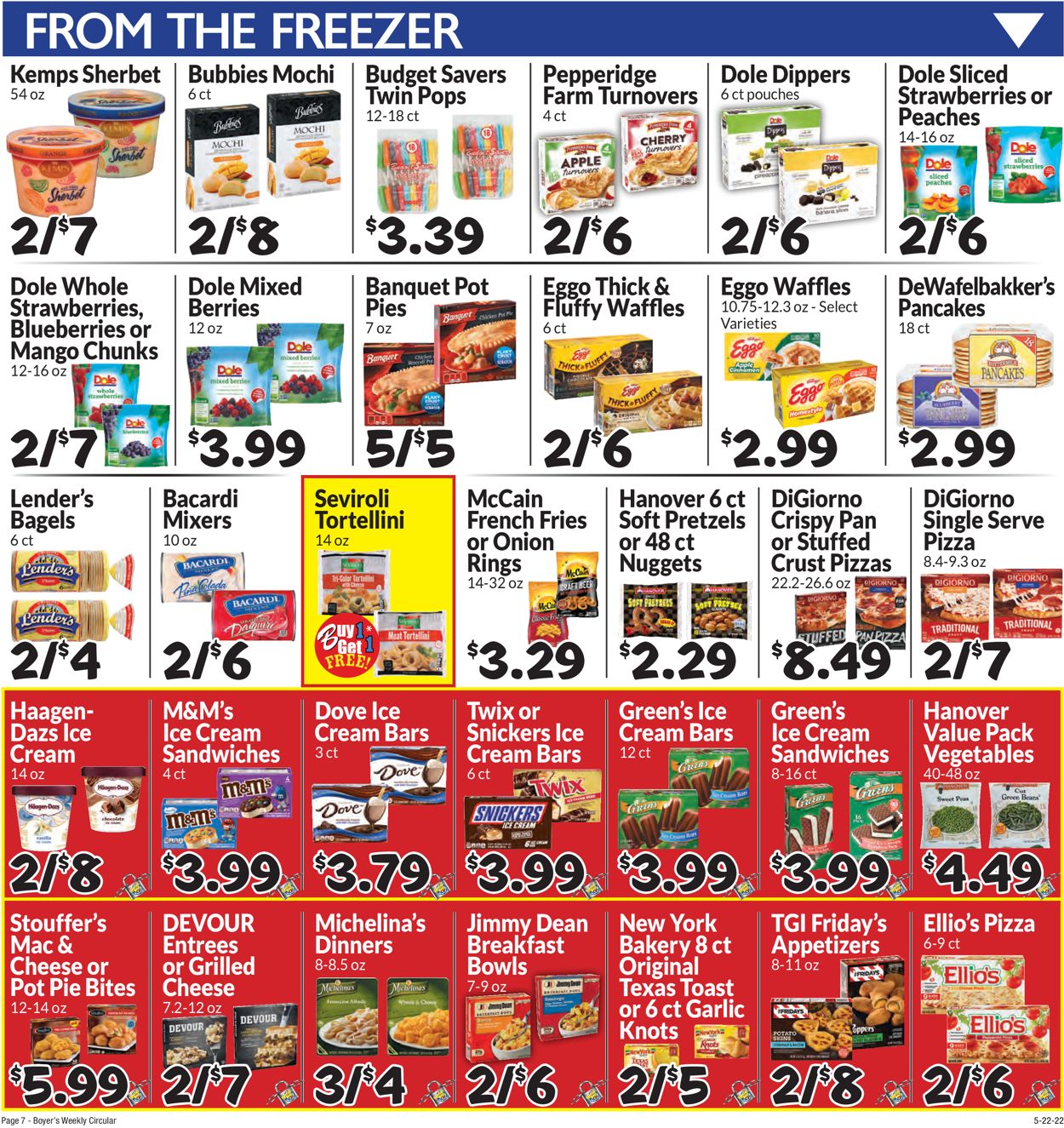 Catalogue Boyer's Food Markets from 05/22/2022