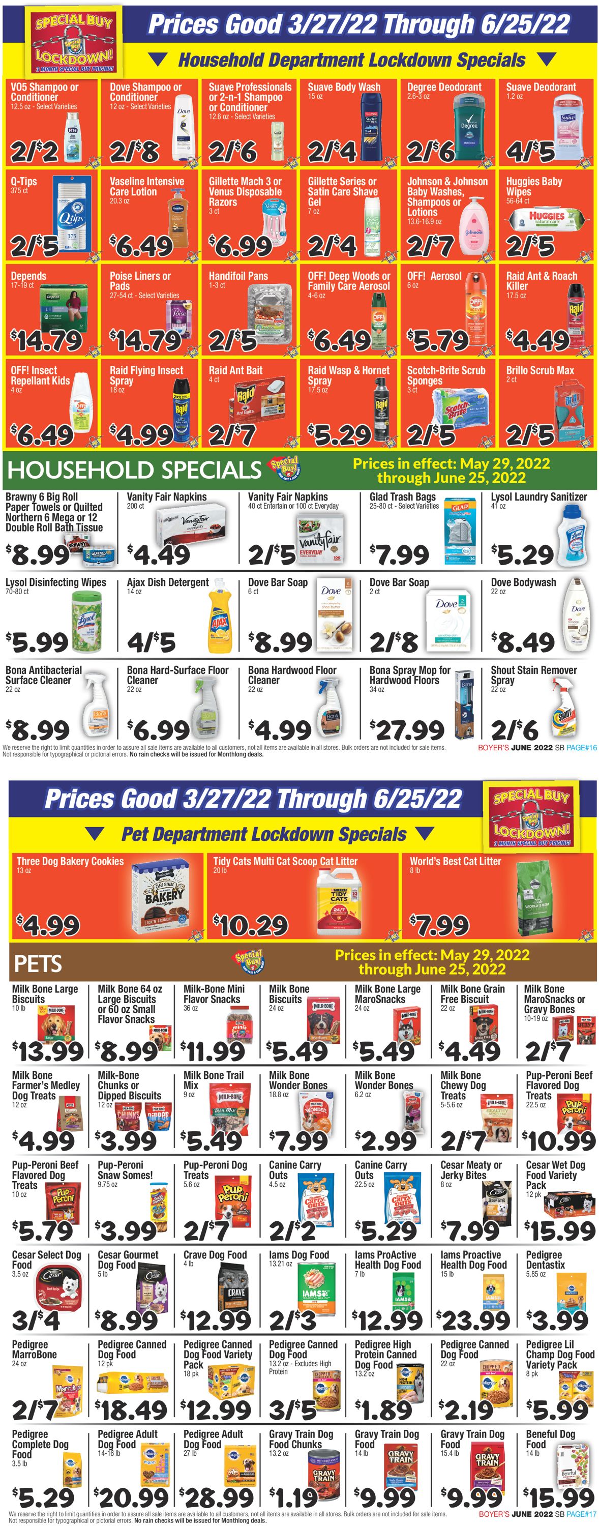 Catalogue Boyer's Food Markets from 05/29/2022